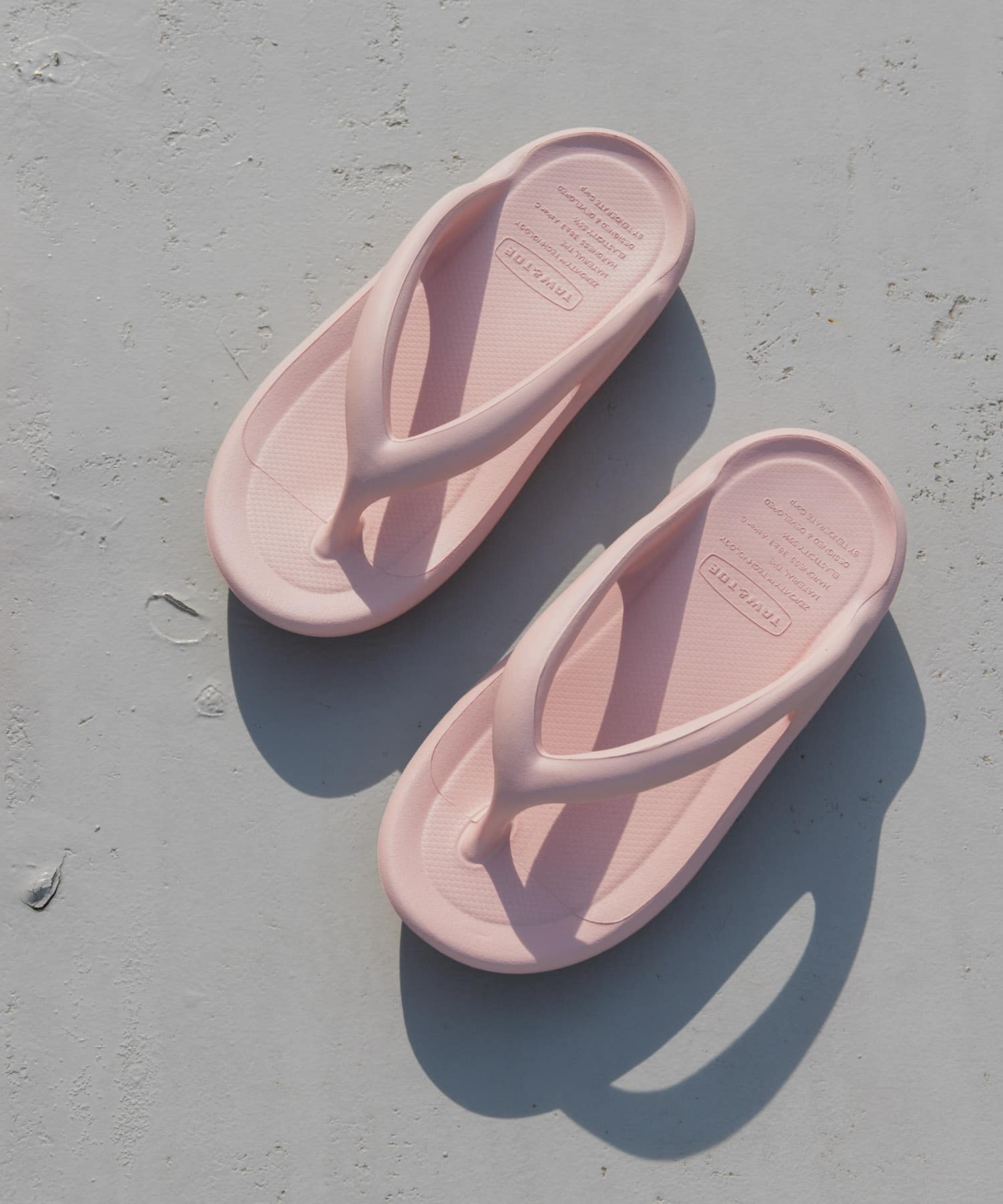 TAW&TOE　ZEROVITY Flip Flop OG Baby Pink 22