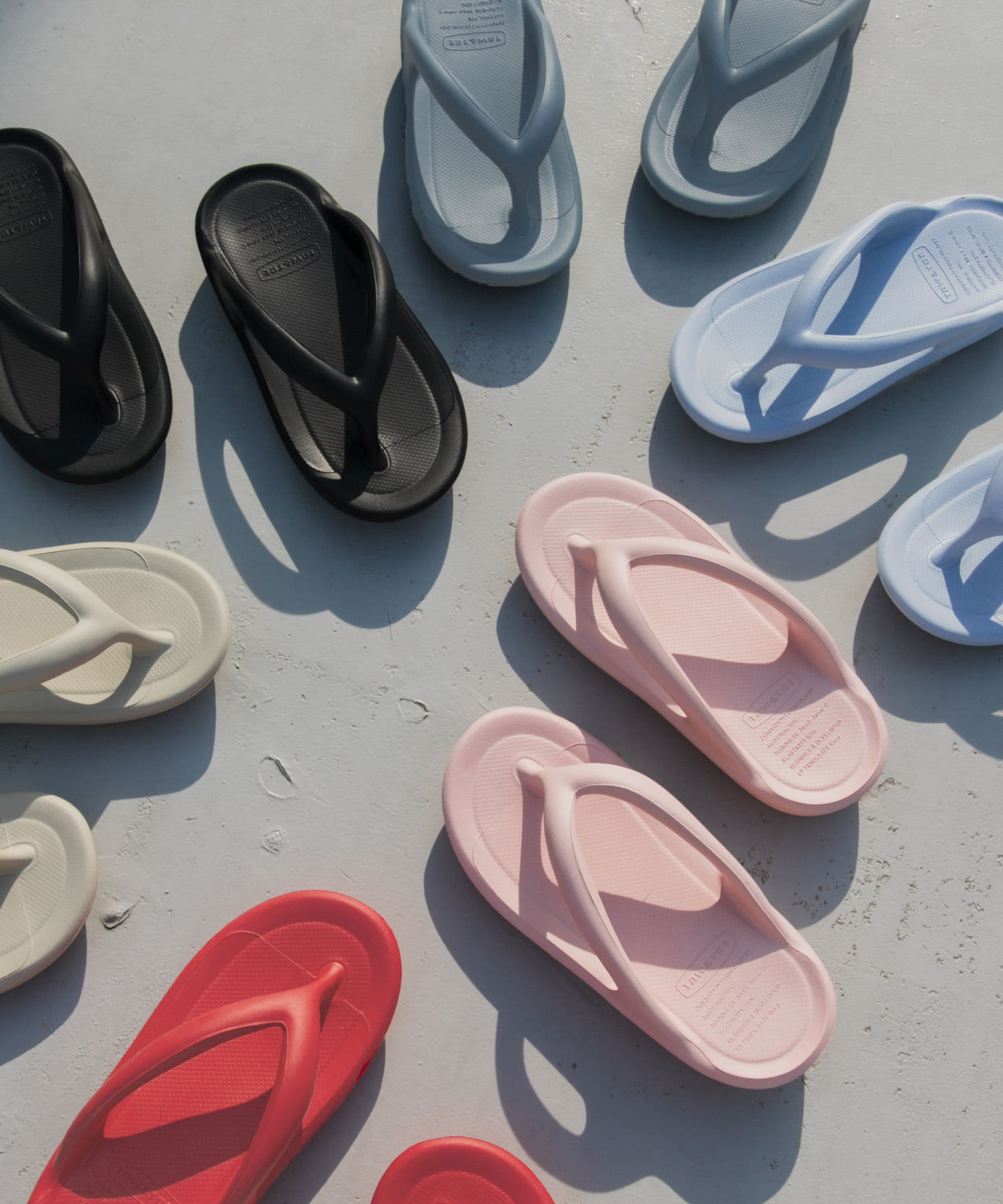 TAW&TOE　ZEROVITY Flip Flop OG Baby Pink 22