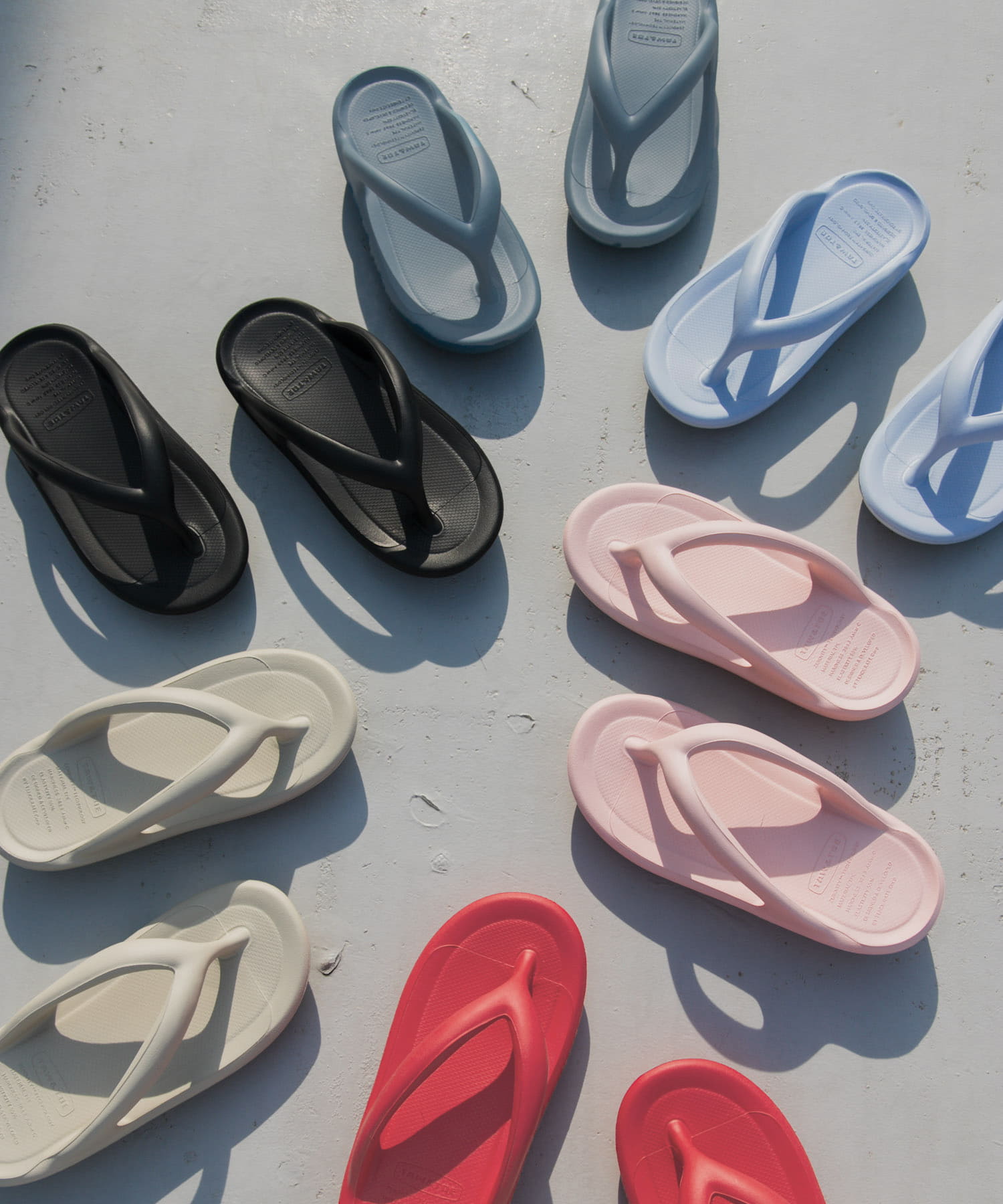 TAW&TOE　ZEROVITY Flip Flop OG Baby Pink 22