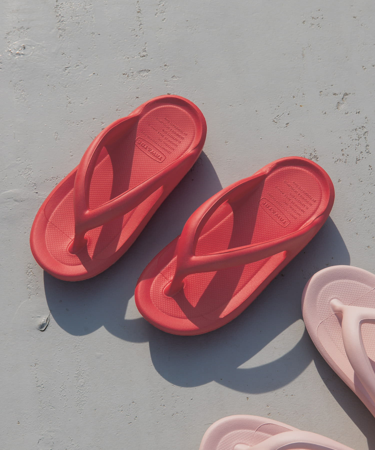 TAW&TOE　ZEROVITY Flip Flop OG Aura Red 22