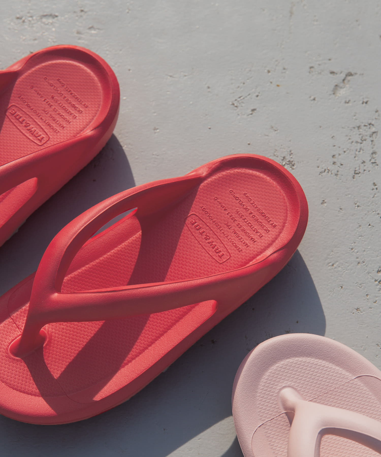 TAW&TOE　ZEROVITY Flip Flop OG Aura Red 22