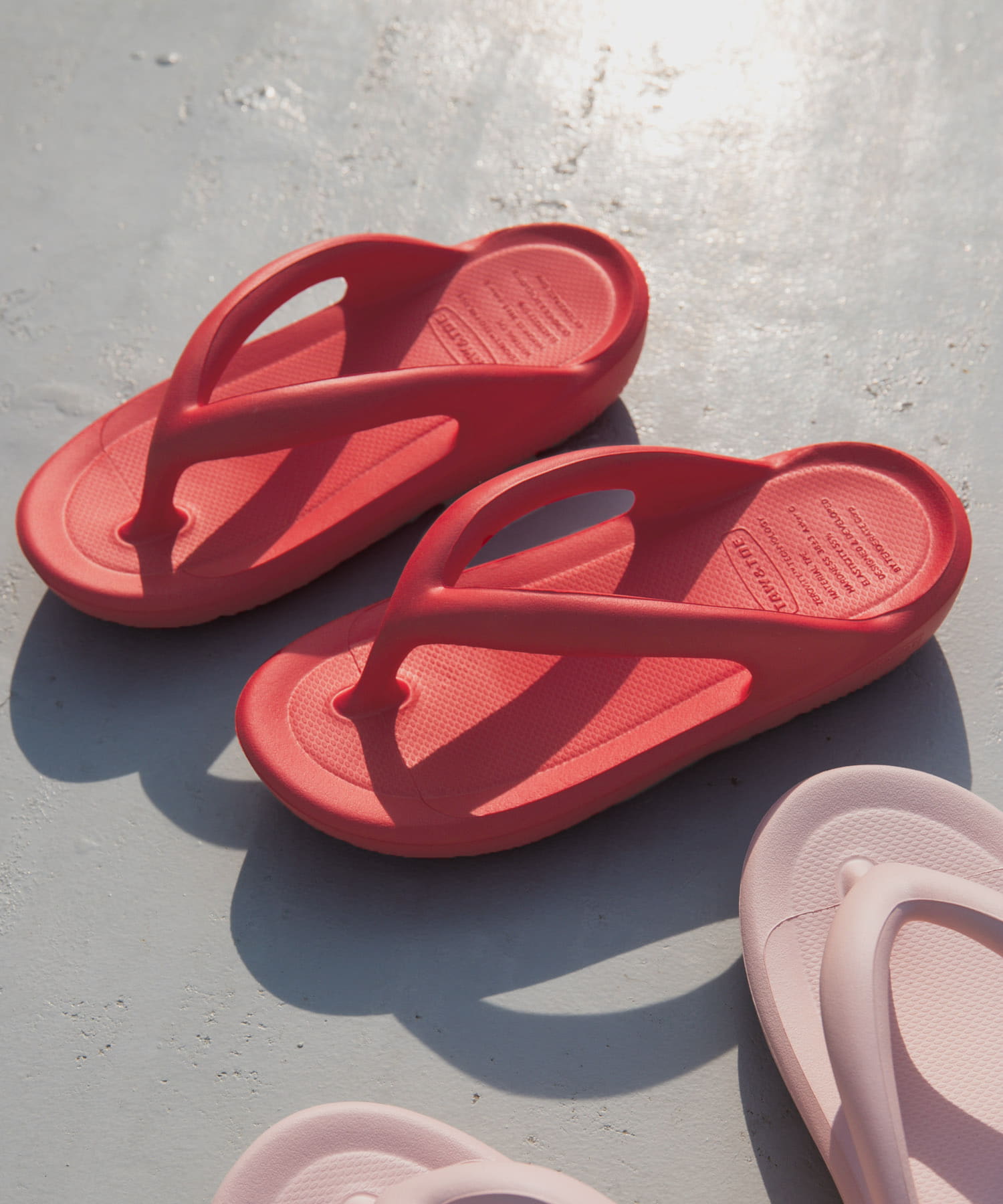 TAW&TOE　ZEROVITY Flip Flop OG Aura Red 22