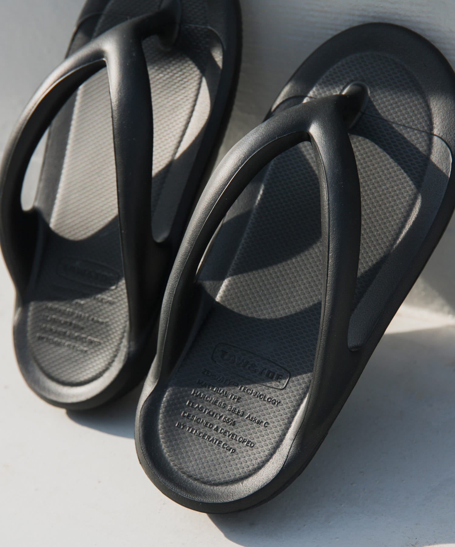 TAW&TOE　ZEROVITY Flip Flop OG Black 22