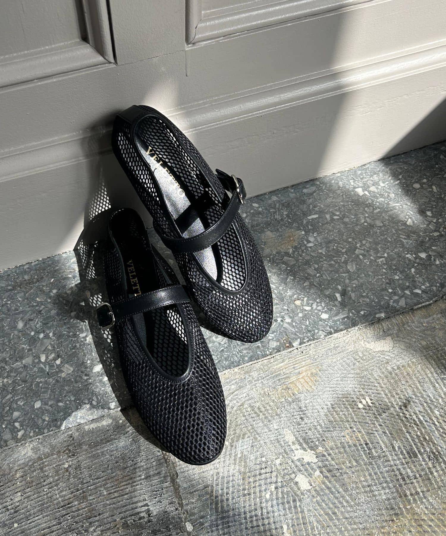 『別注』VELETTO×DOORS　メッシュストラップシューズ