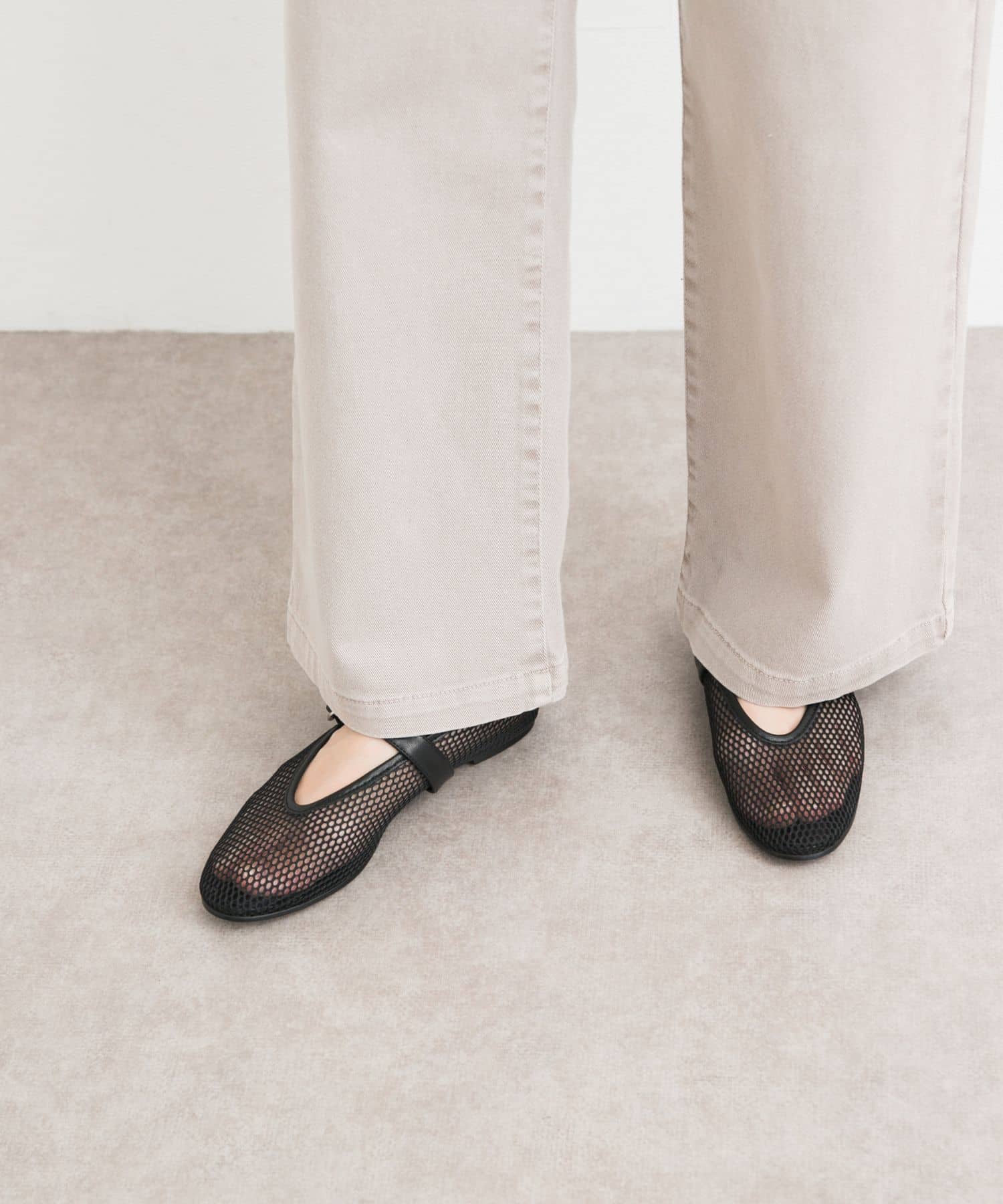 『別注』VELETTO×DOORS　メッシュストラップシューズ BLACK 36