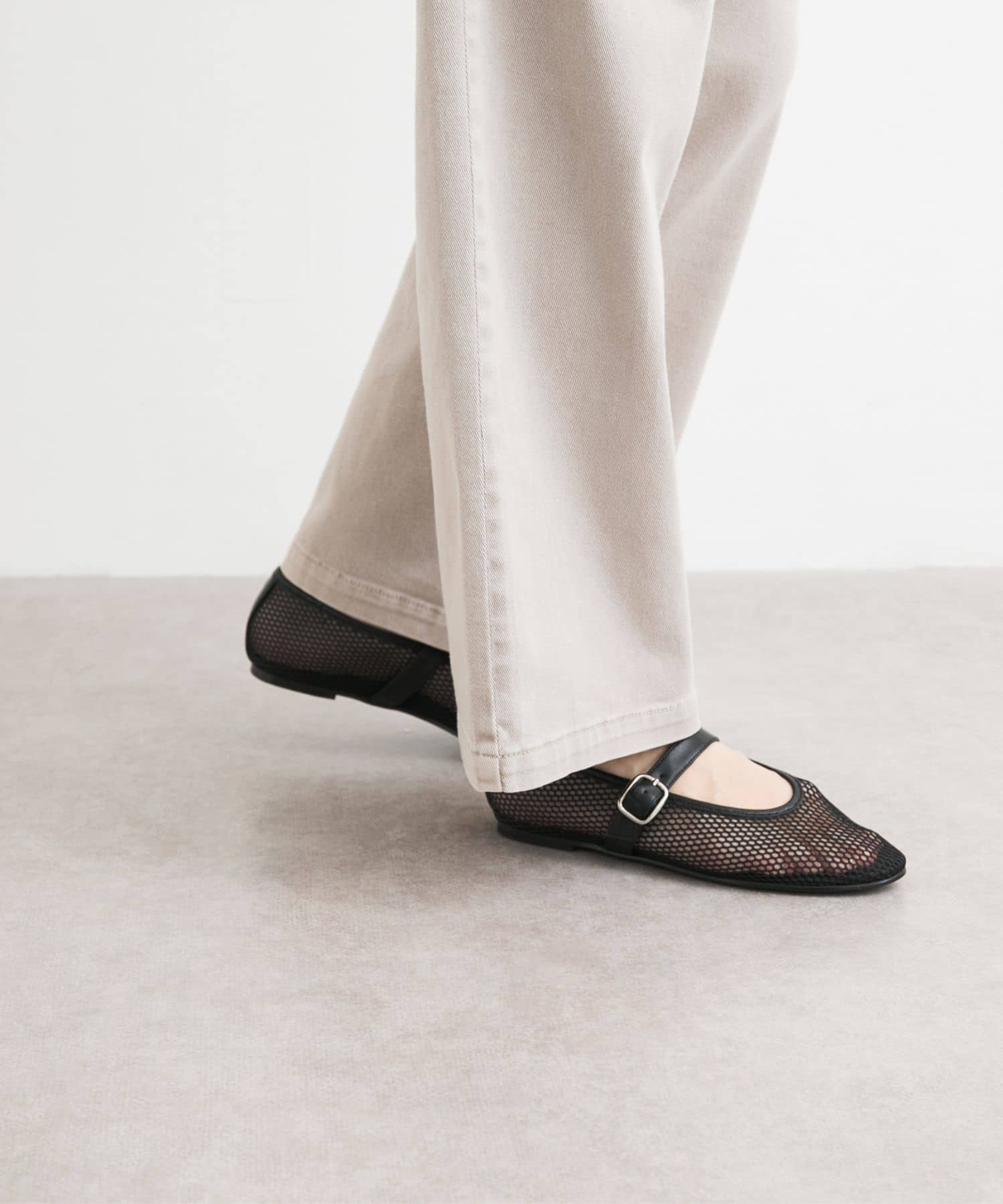 『別注』VELETTO×DOORS　メッシュストラップシューズ BLACK 36