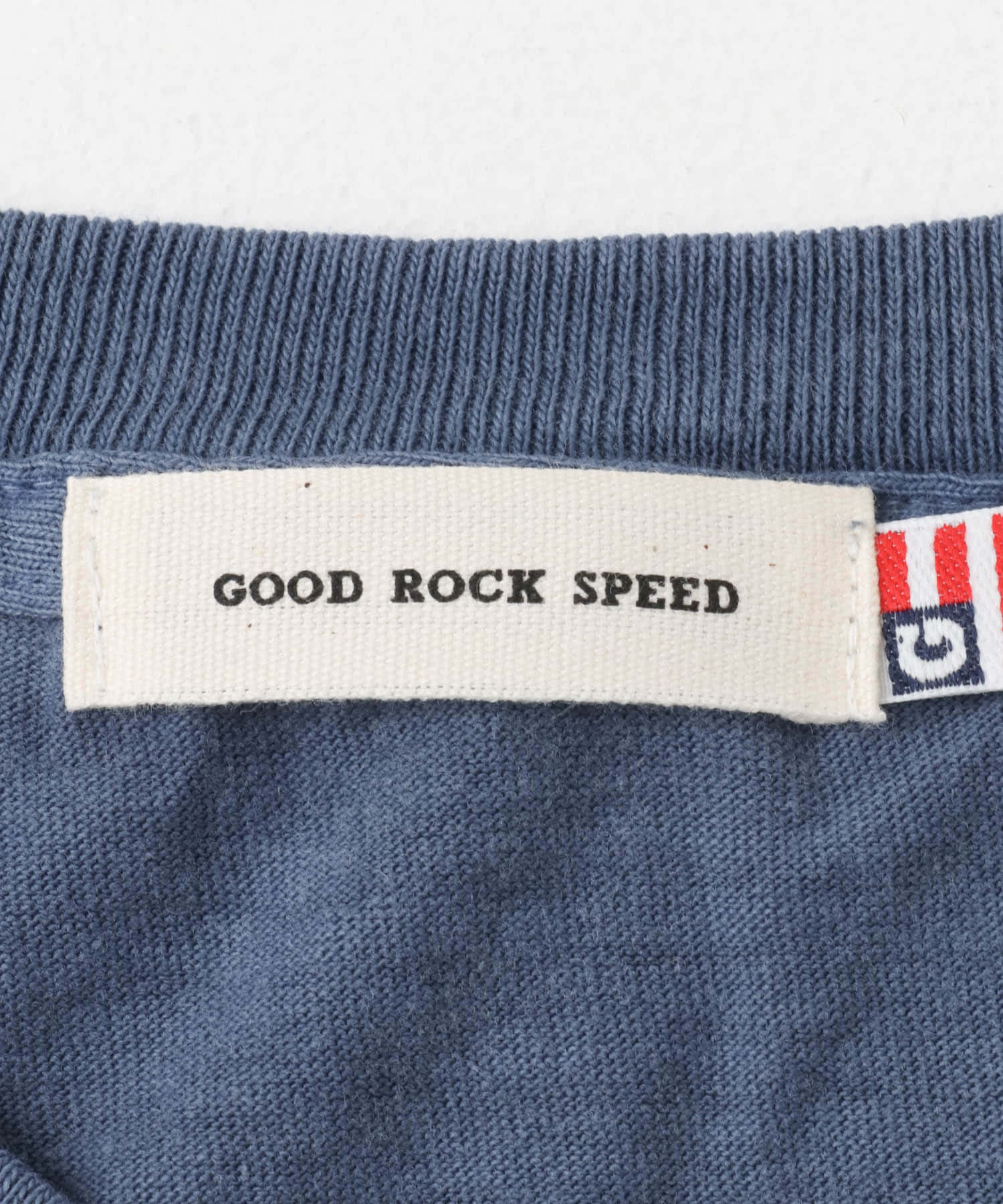 GOOD ROCK SPEED / MICKEY MOUSE / T-SHIRTS Lt.Navy one