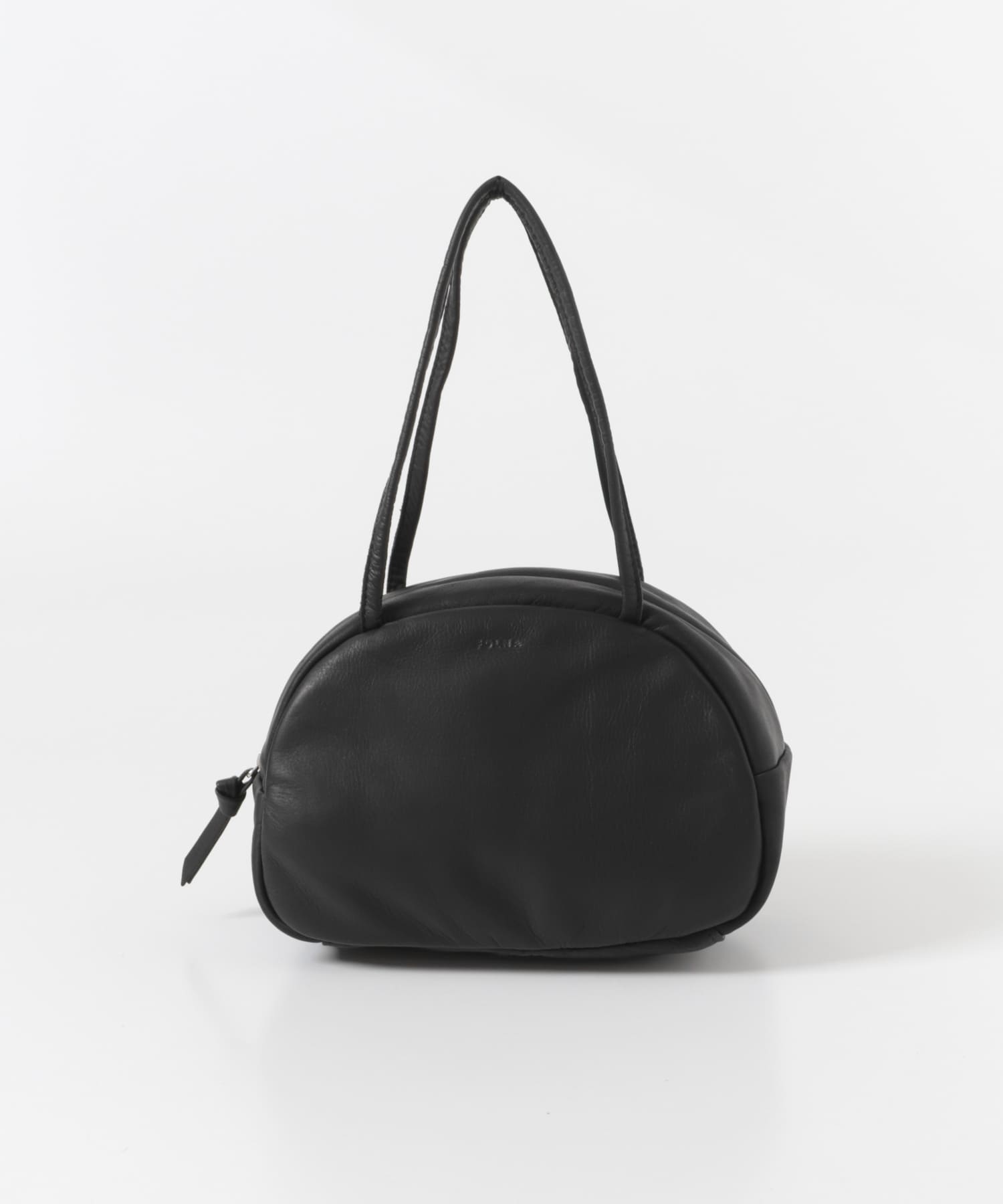 Folna　ソフトレザーボストンバッグ BLACK one