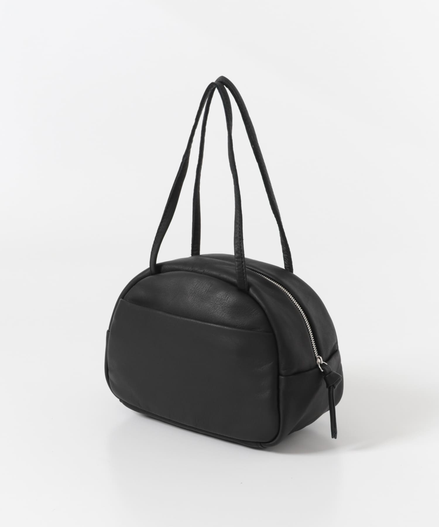 Folna　ソフトレザーボストンバッグ BLACK one
