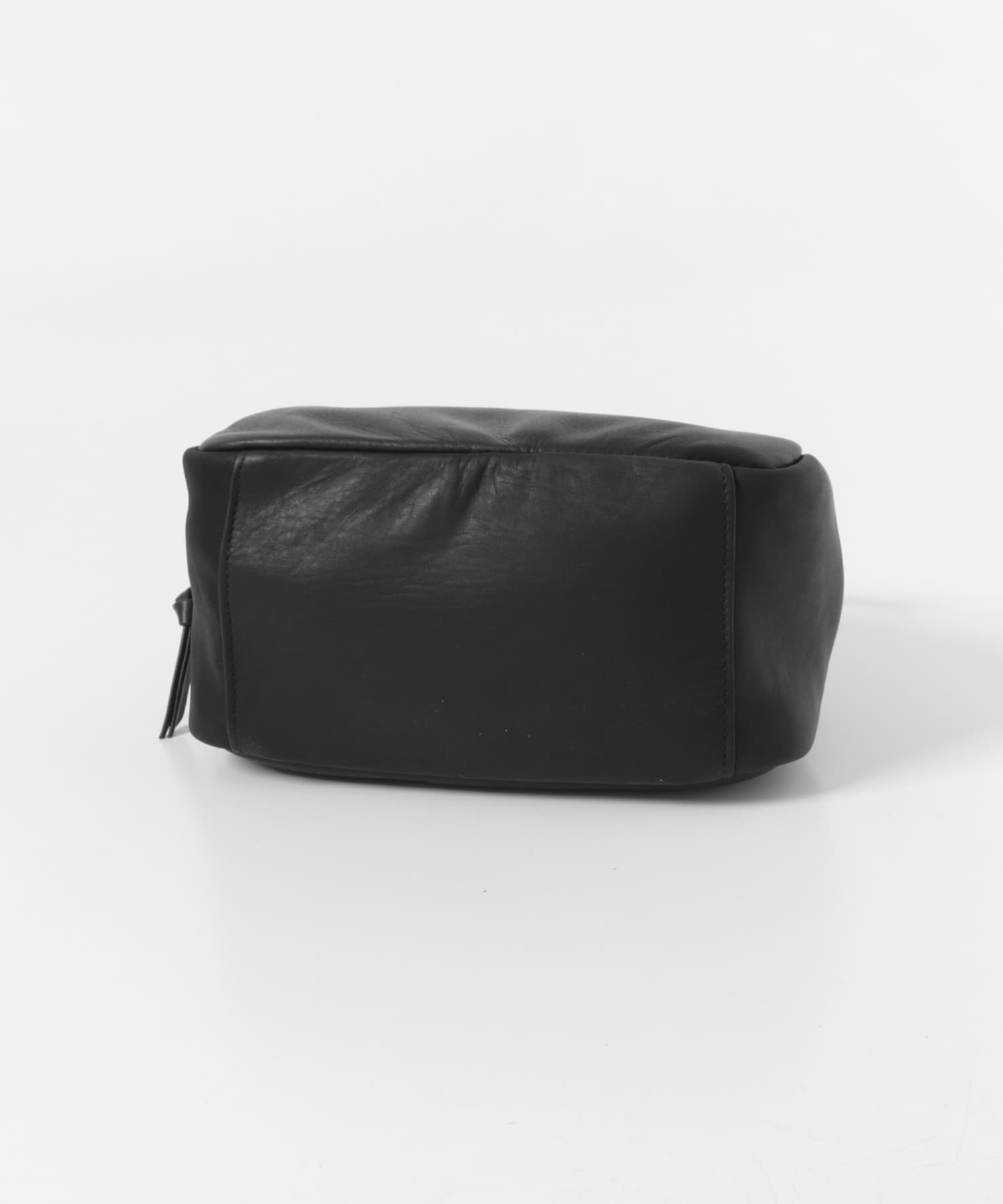 Folna　ソフトレザーボストンバッグ BLACK one