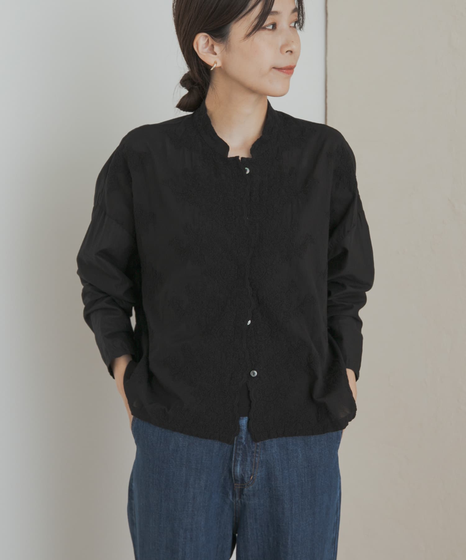 身長：162cm サイズ：one