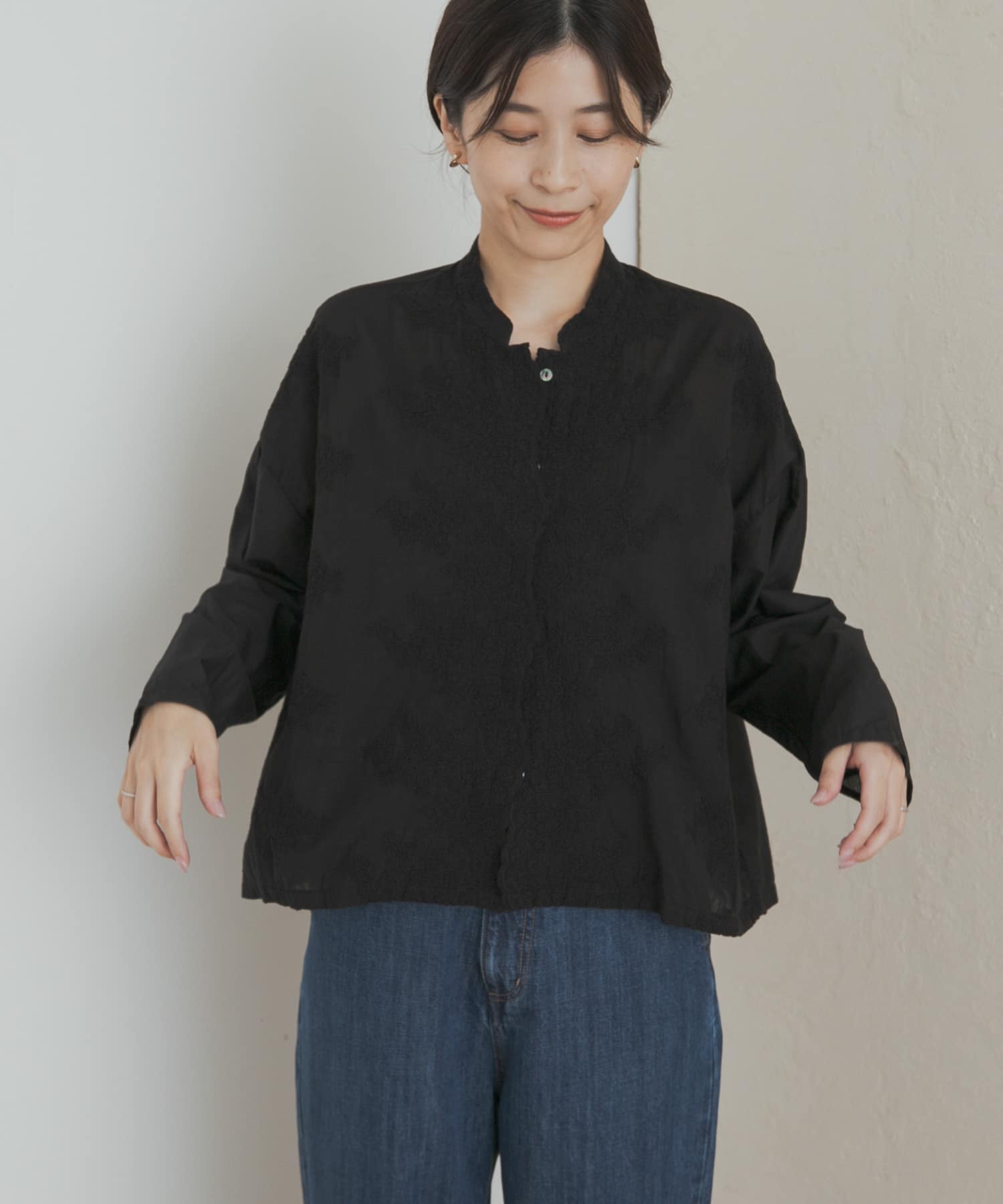 身長：162cm サイズ：one