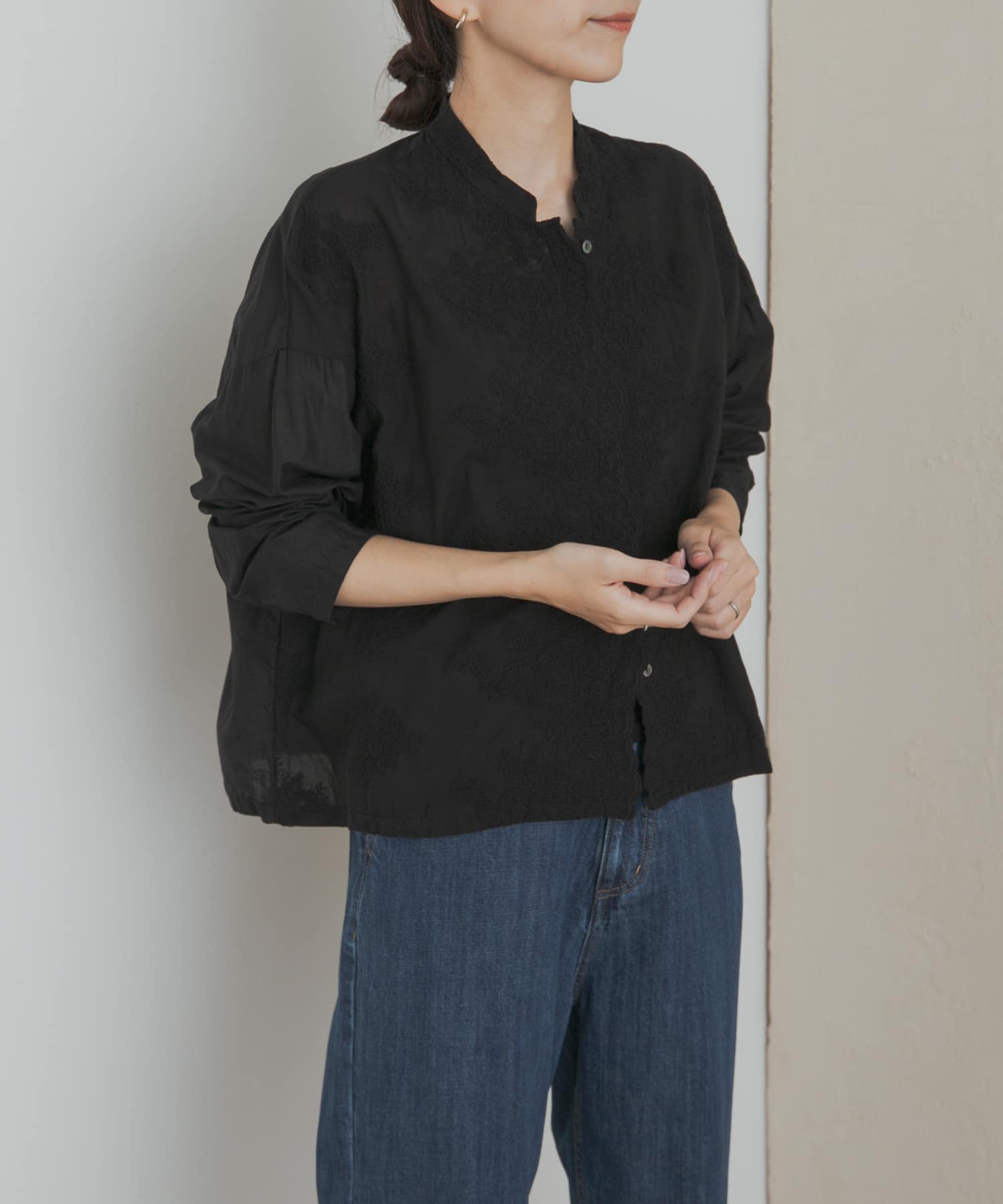 身長：162cm サイズ：one