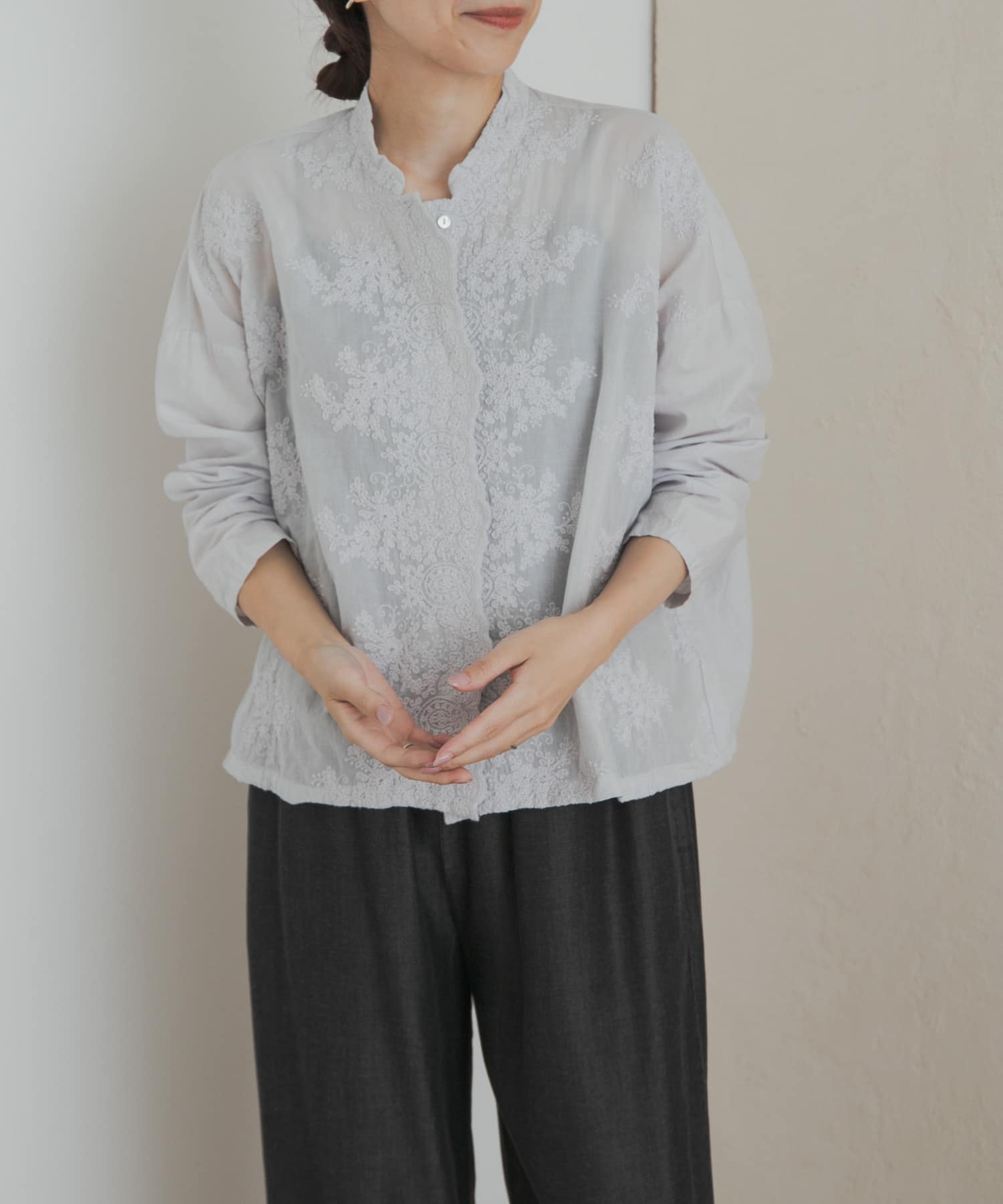 身長：162cm サイズ：one