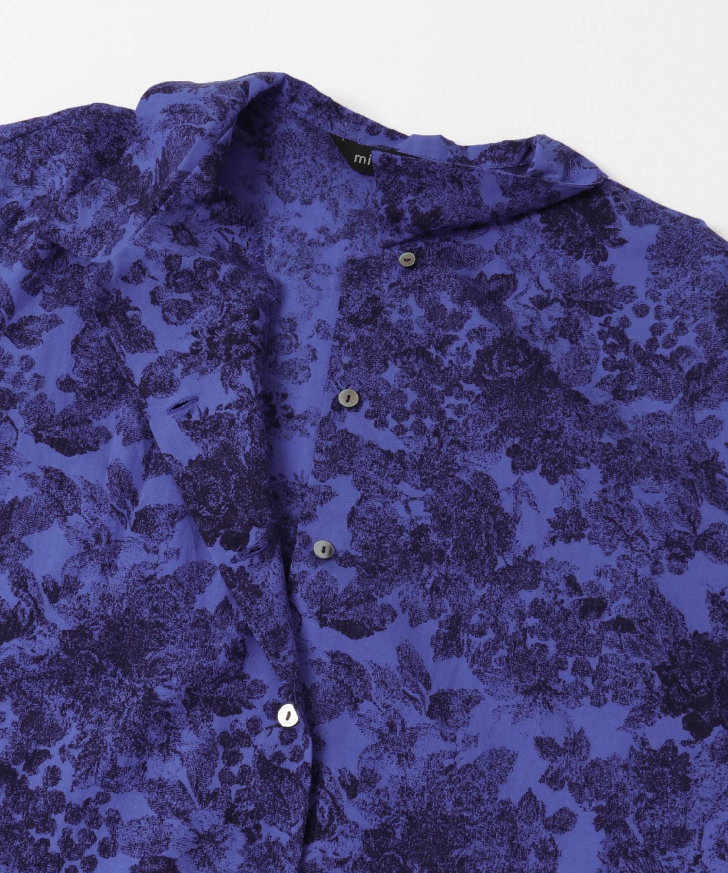 mizuiro ind　print basic shirts blue one
