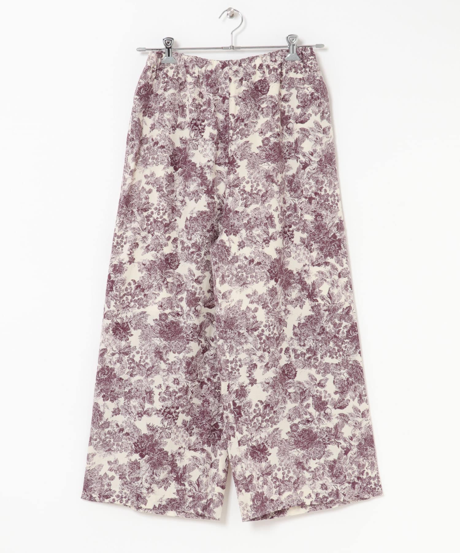 mizuiro ind　print easy pants beige one