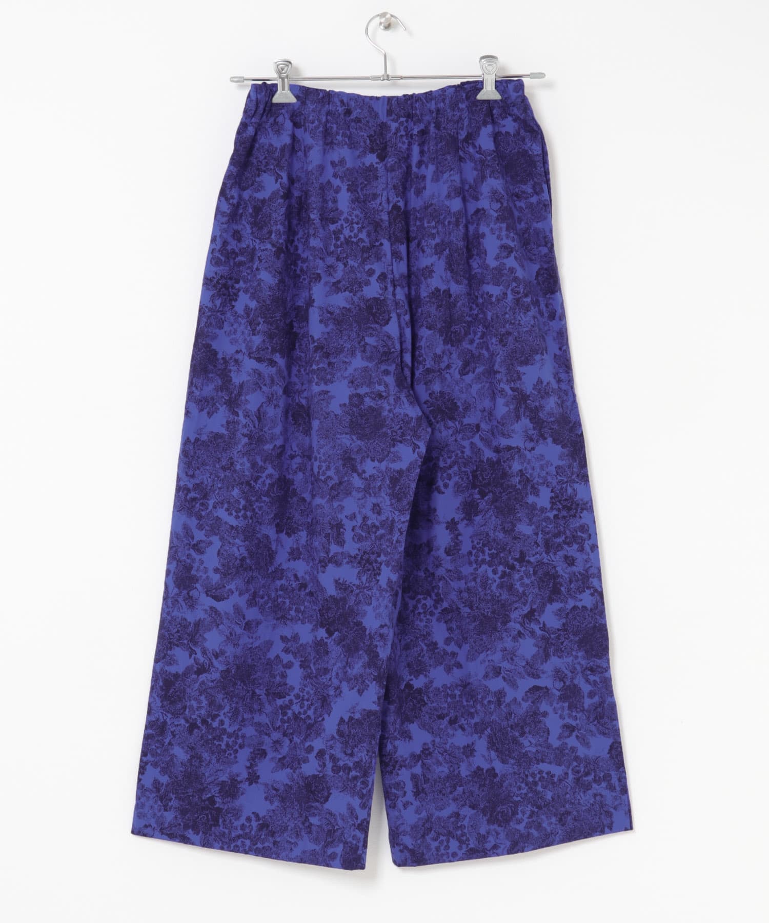 mizuiro ind　print easy pants blue one