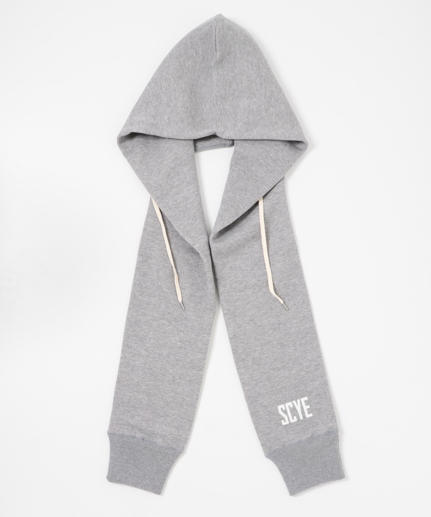 Scye　Fleece Back Jersey Scarf