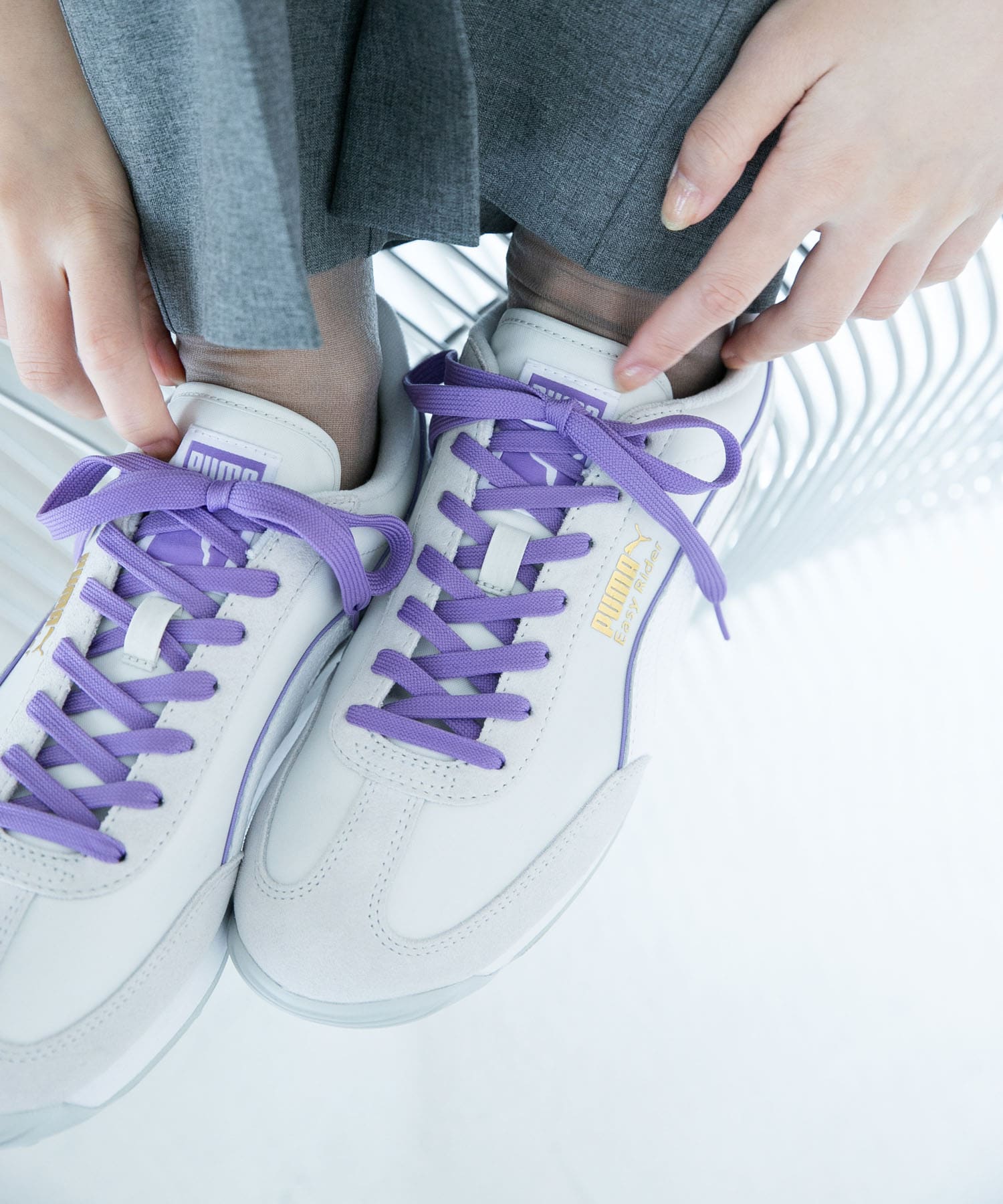 『別注』PUMA×DOORS　EASY RIDER GRY/PL 23.5