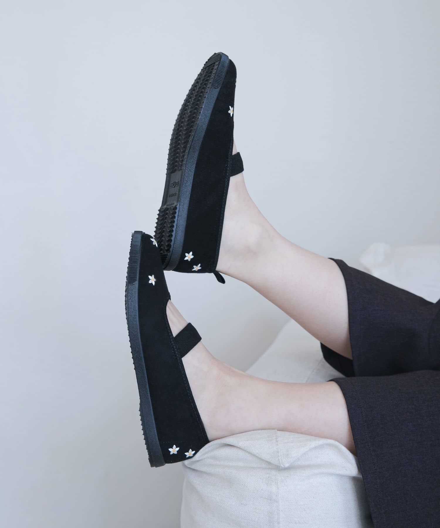 『別注』MOONSTAR×DOORS　刺繍BAND BALLET URD BLACK 23