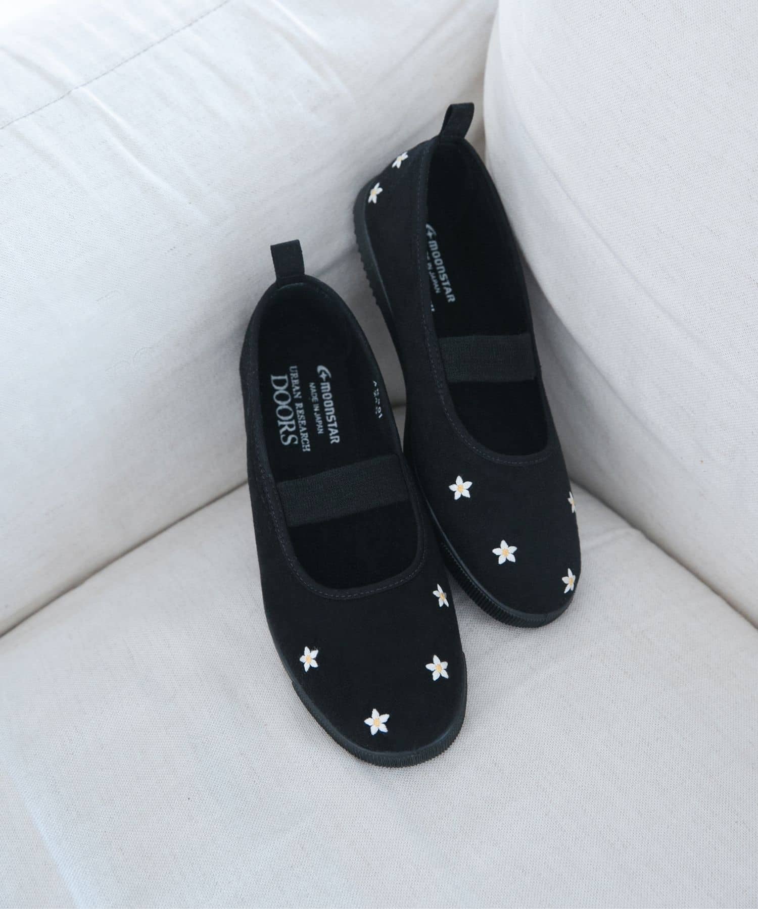 『別注』MOONSTAR×DOORS　刺繍BAND BALLET URD BLACK 23