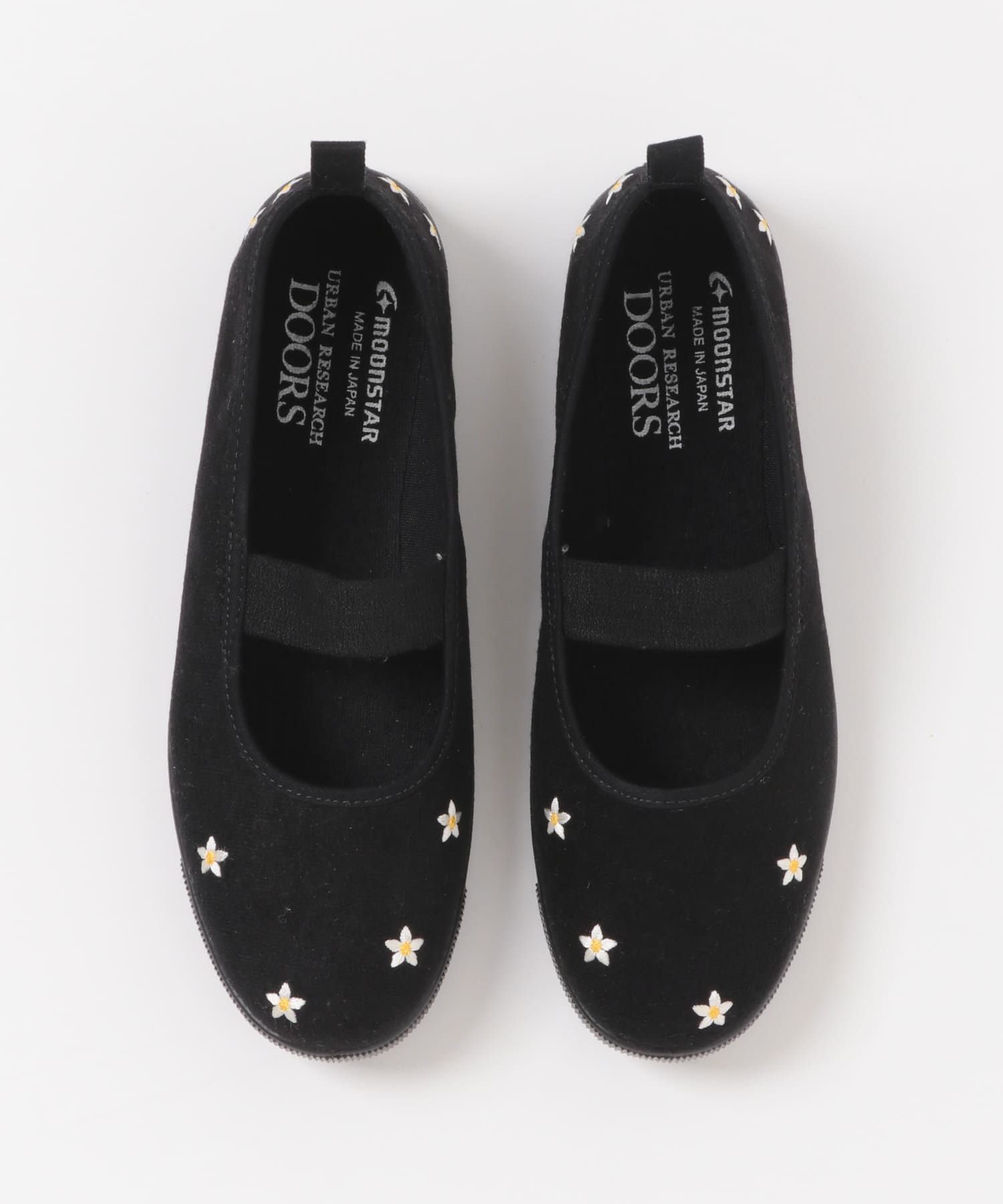 『別注』MOONSTAR×DOORS　刺繍BAND BALLET URD BLACK 23