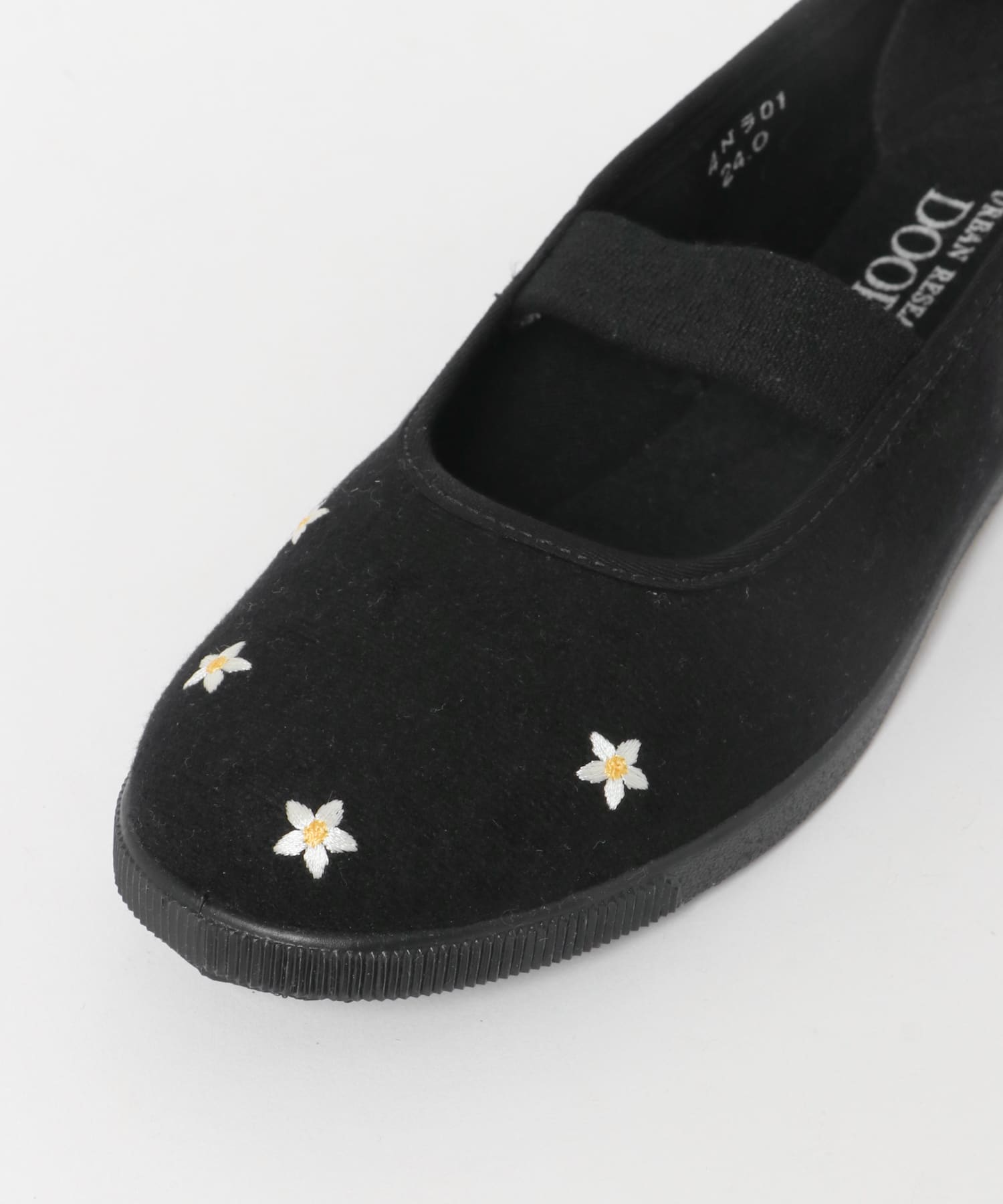 『別注』MOONSTAR×DOORS　刺繍BAND BALLET URD BLACK 23