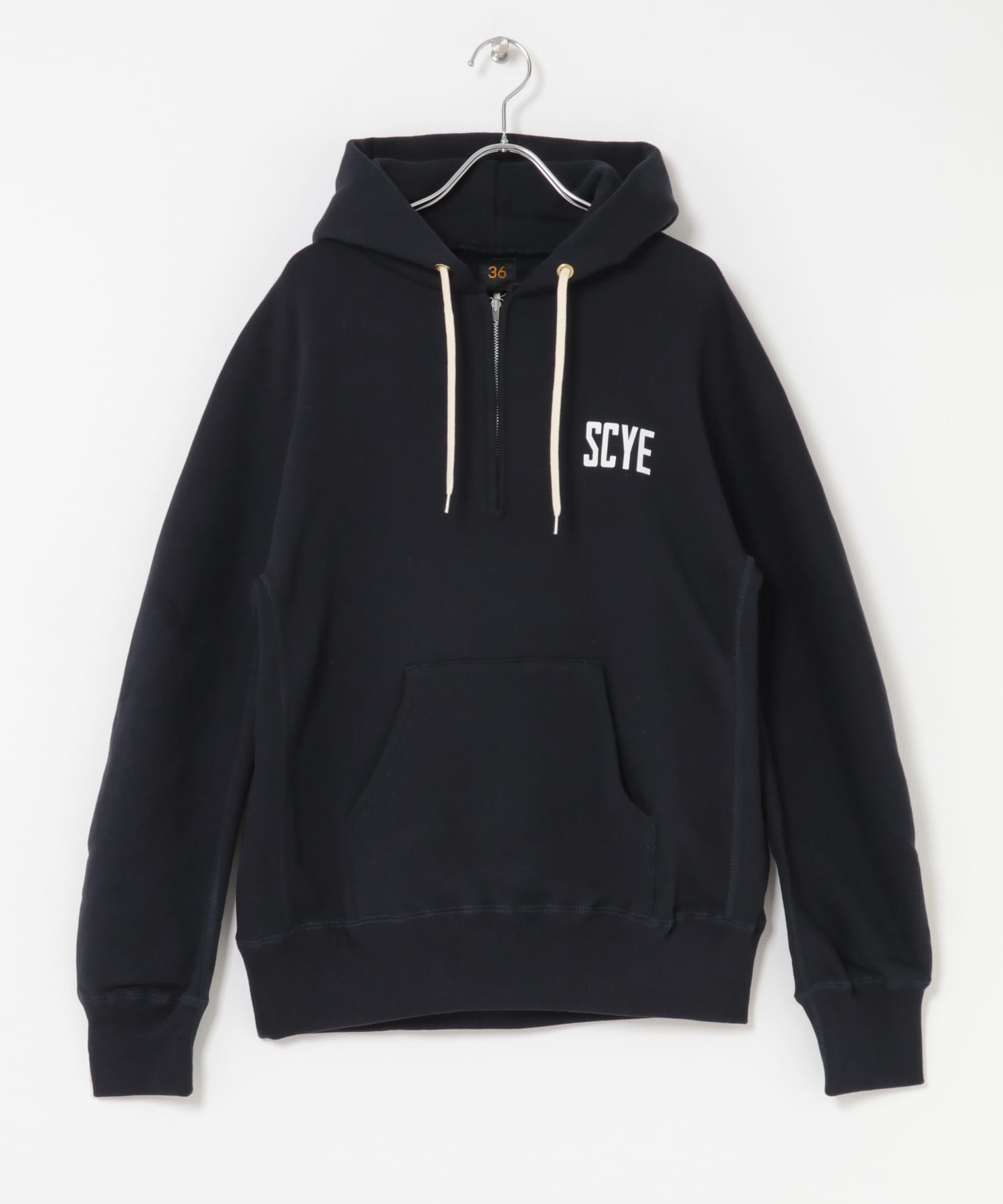 Scye　Fleece Back Jersey Hoodie 87 36