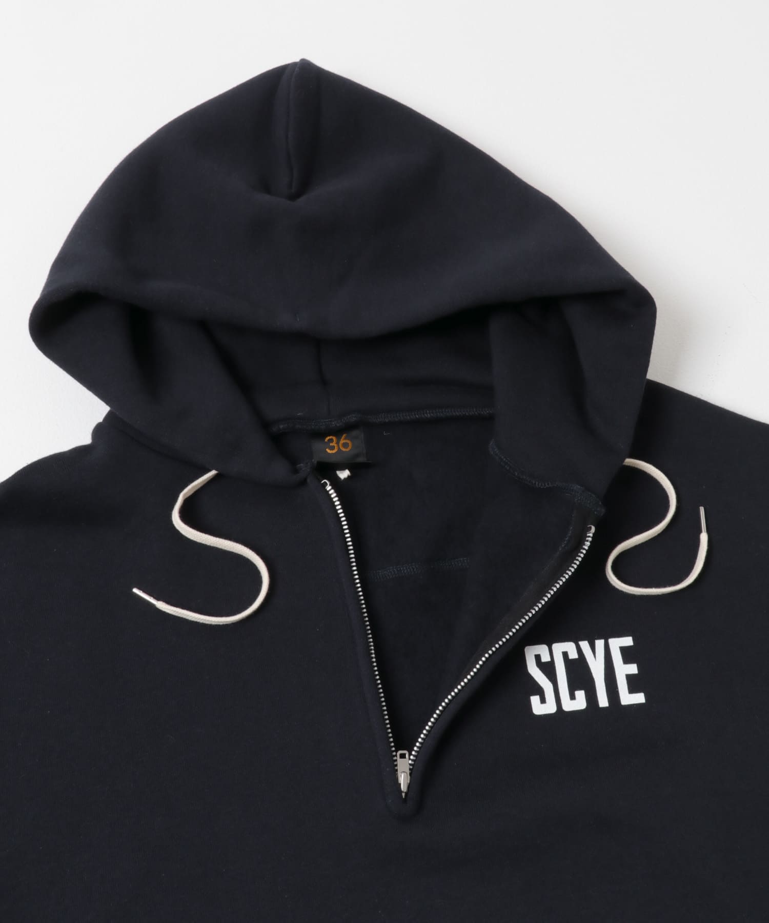 Scye　Fleece Back Jersey Hoodie 87 36
