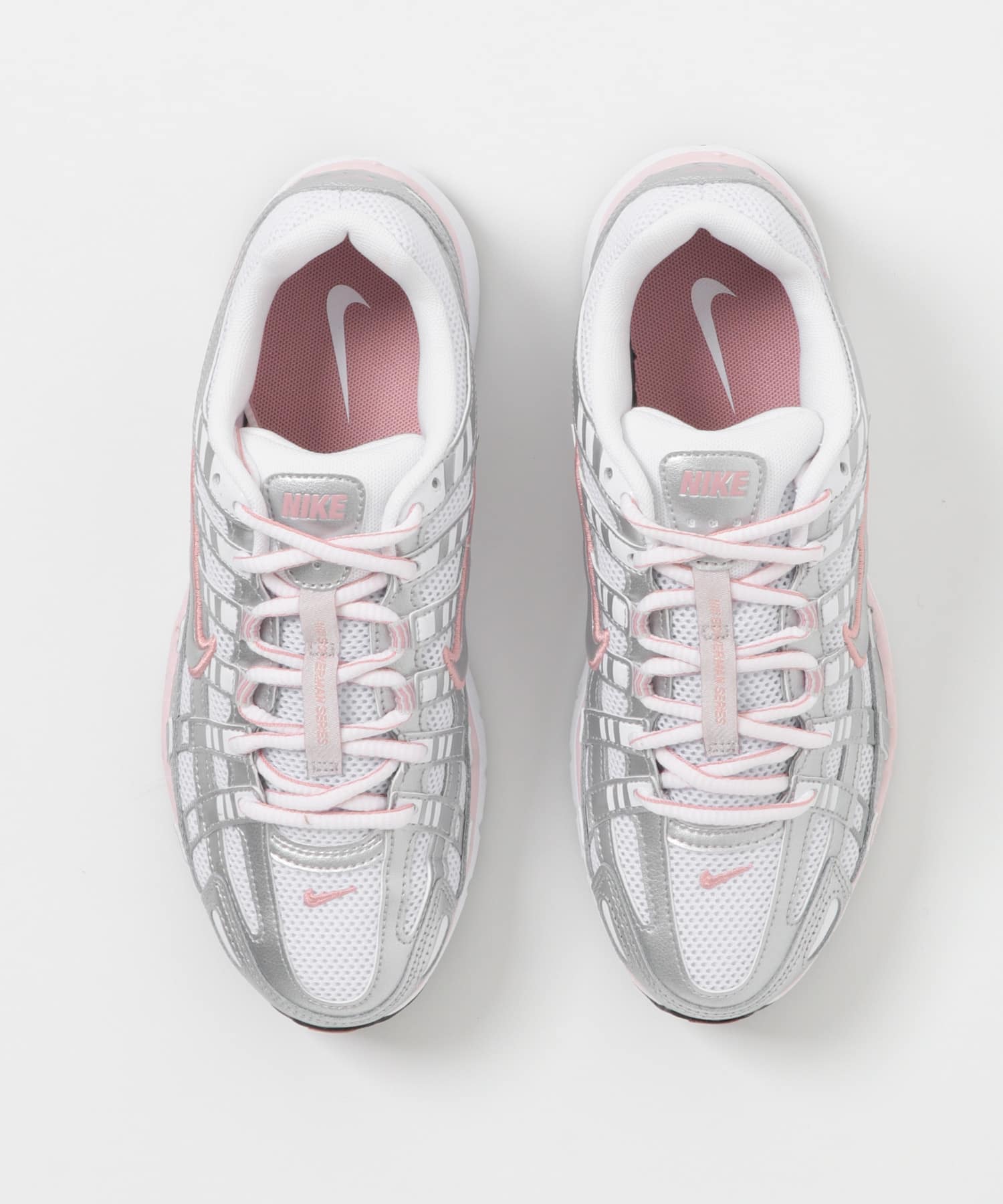NIKE　P-6000 WHT/MTL 23.5