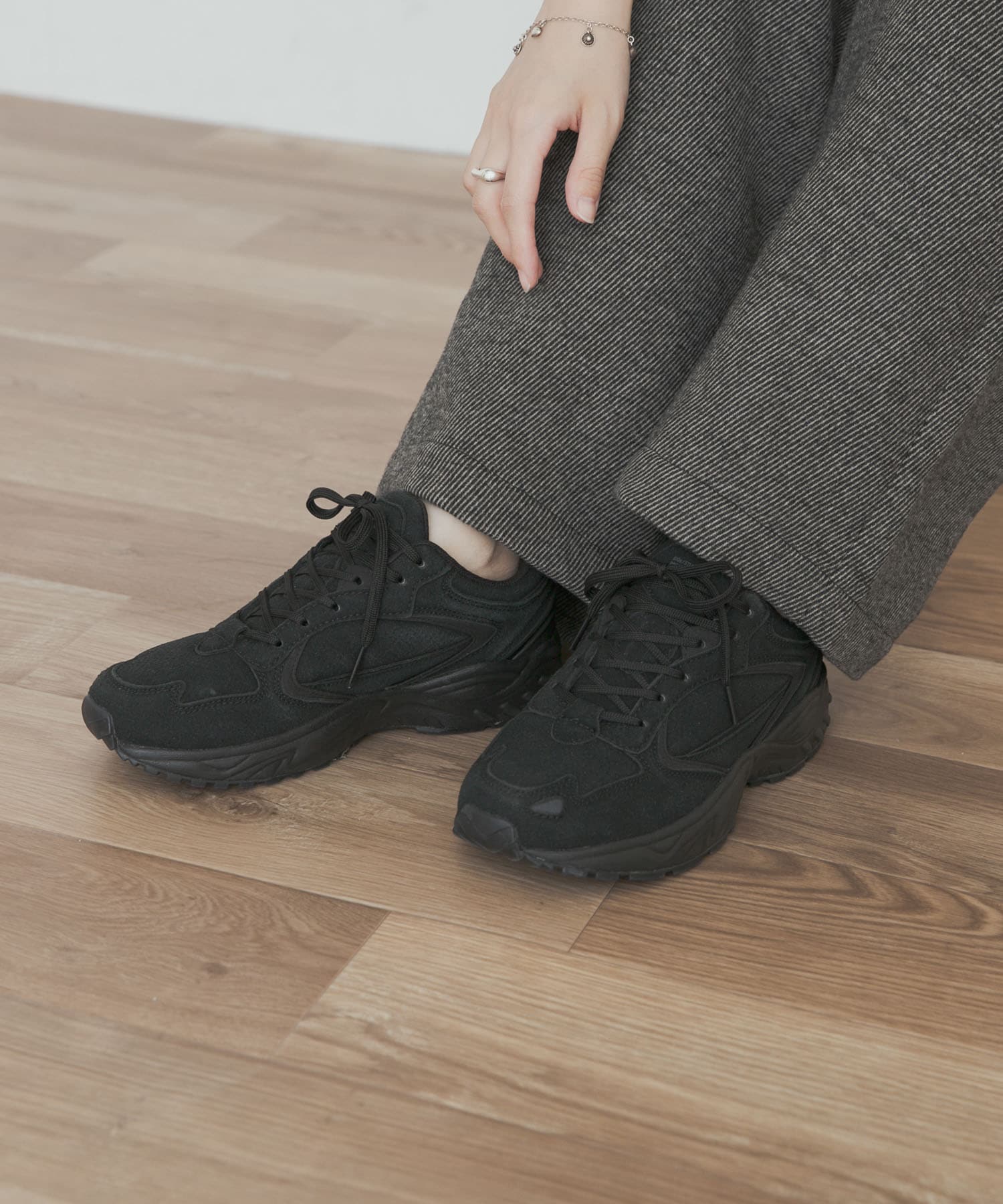 『別注』MOONSTAR×DOORS　STUDEN URD BLACK 23.5