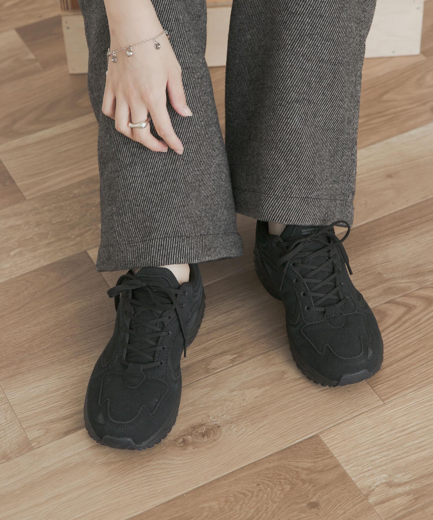 『別注』MOONSTAR×DOORS　STUDEN URD BLACK 23.5