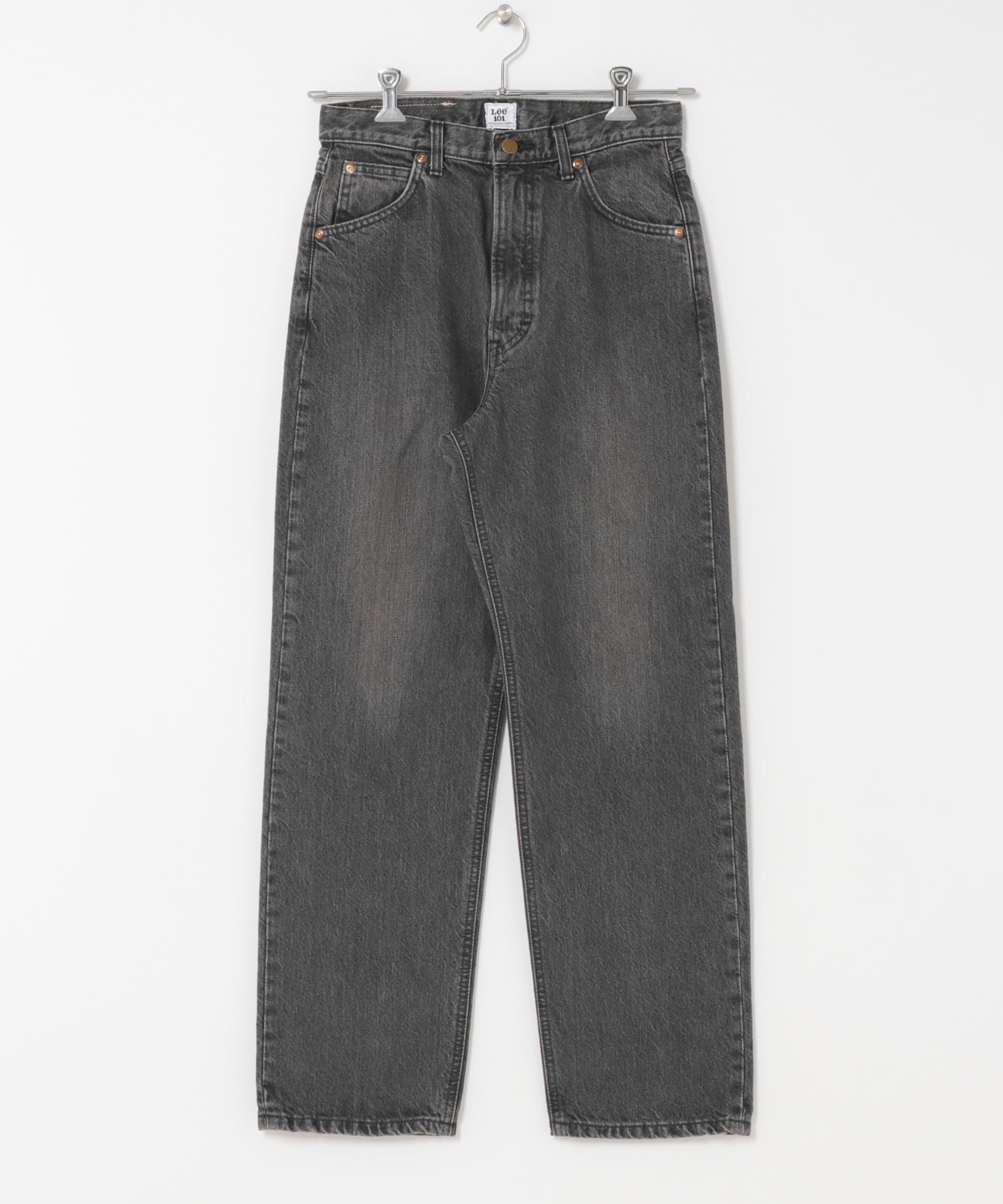 『別注』Lee101×DOORS　STRAIGHT PANTS 淡BLACK XS