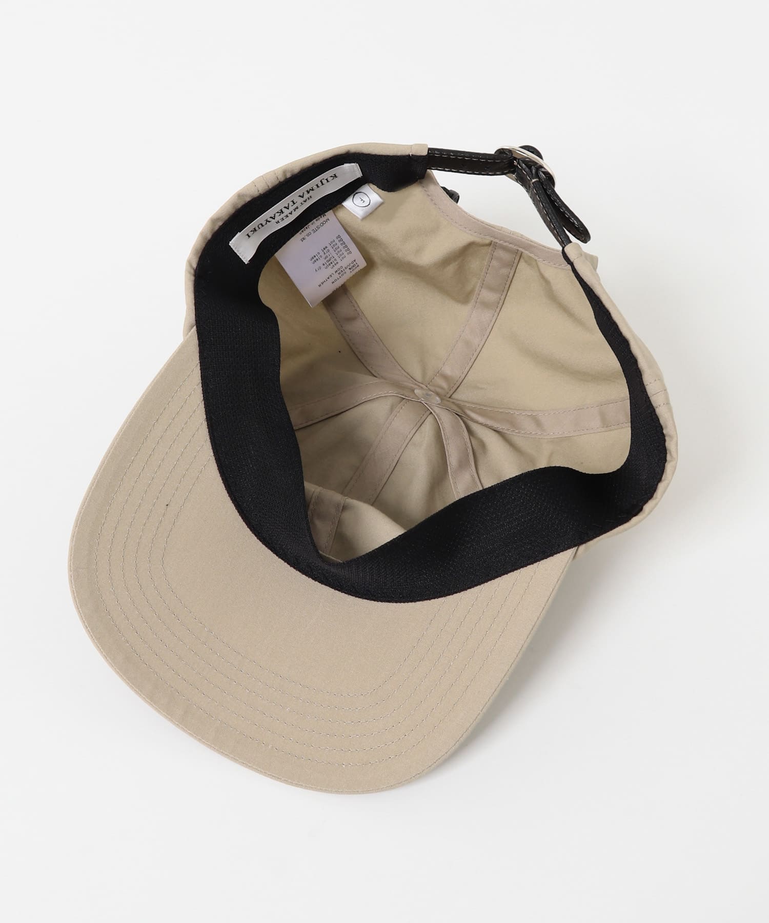 KIJIMA TAKAYUKI LIGHT CANVAS 6PANEL CAP(one TAUPE): 帽子｜URBAN