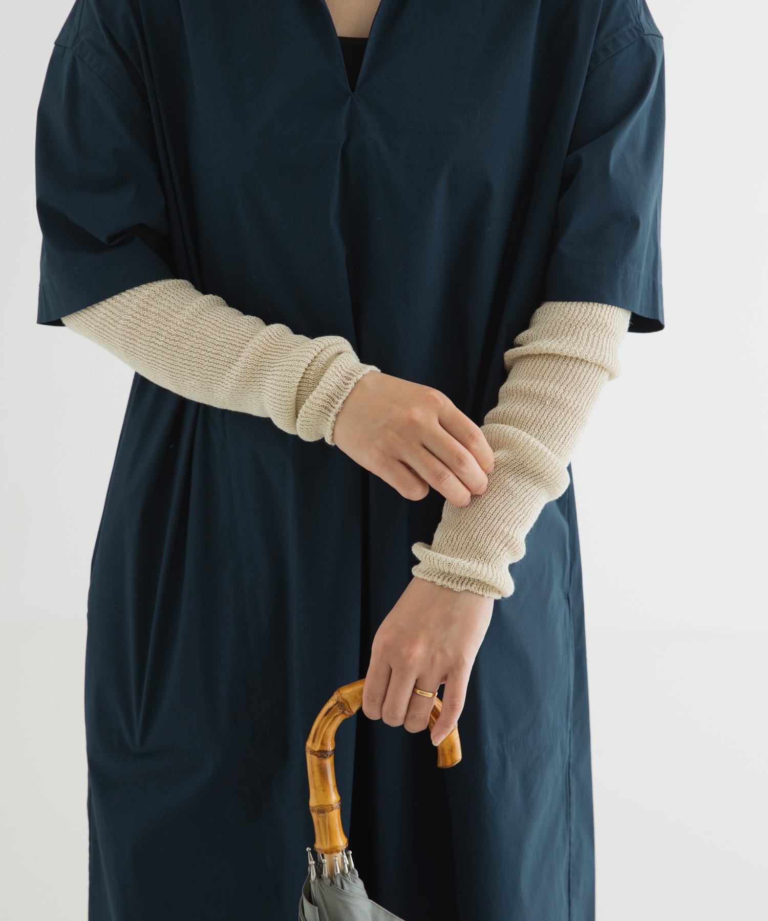 en Lille　はっかとう レッグ&アームカバー beige -