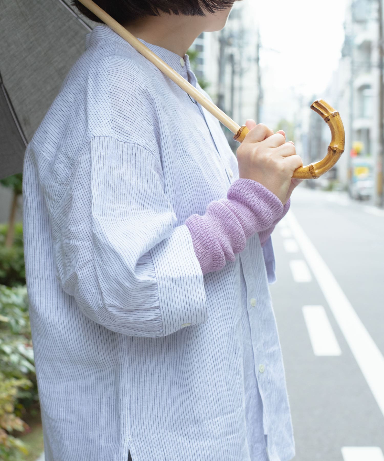 en Lille　はっかとう レッグ&アームカバー lavender -
