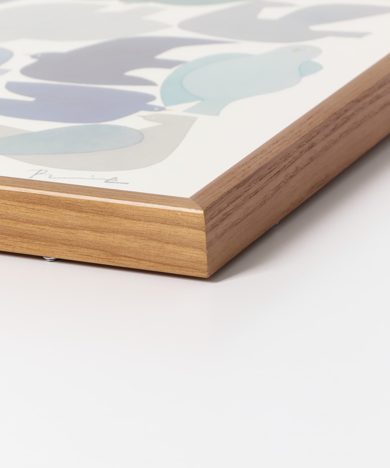 BIRDS’WORDS　ポスター 30cm 額装タイプ(木製) BLUE BIRD -