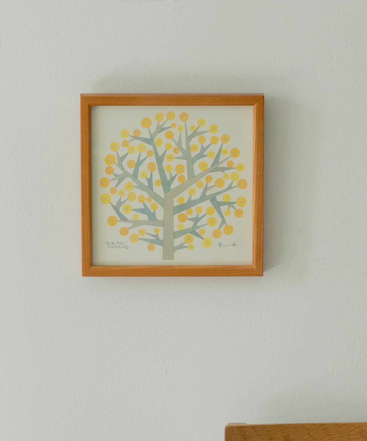 BIRDS’WORDS　ポスター 30cm 額装タイプ(木製) TREEOFHOPE -