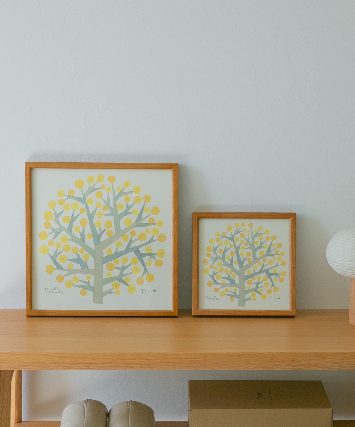 BIRDS’WORDS　ポスター 30cm 額装タイプ(木製) TREEOFHOPE -