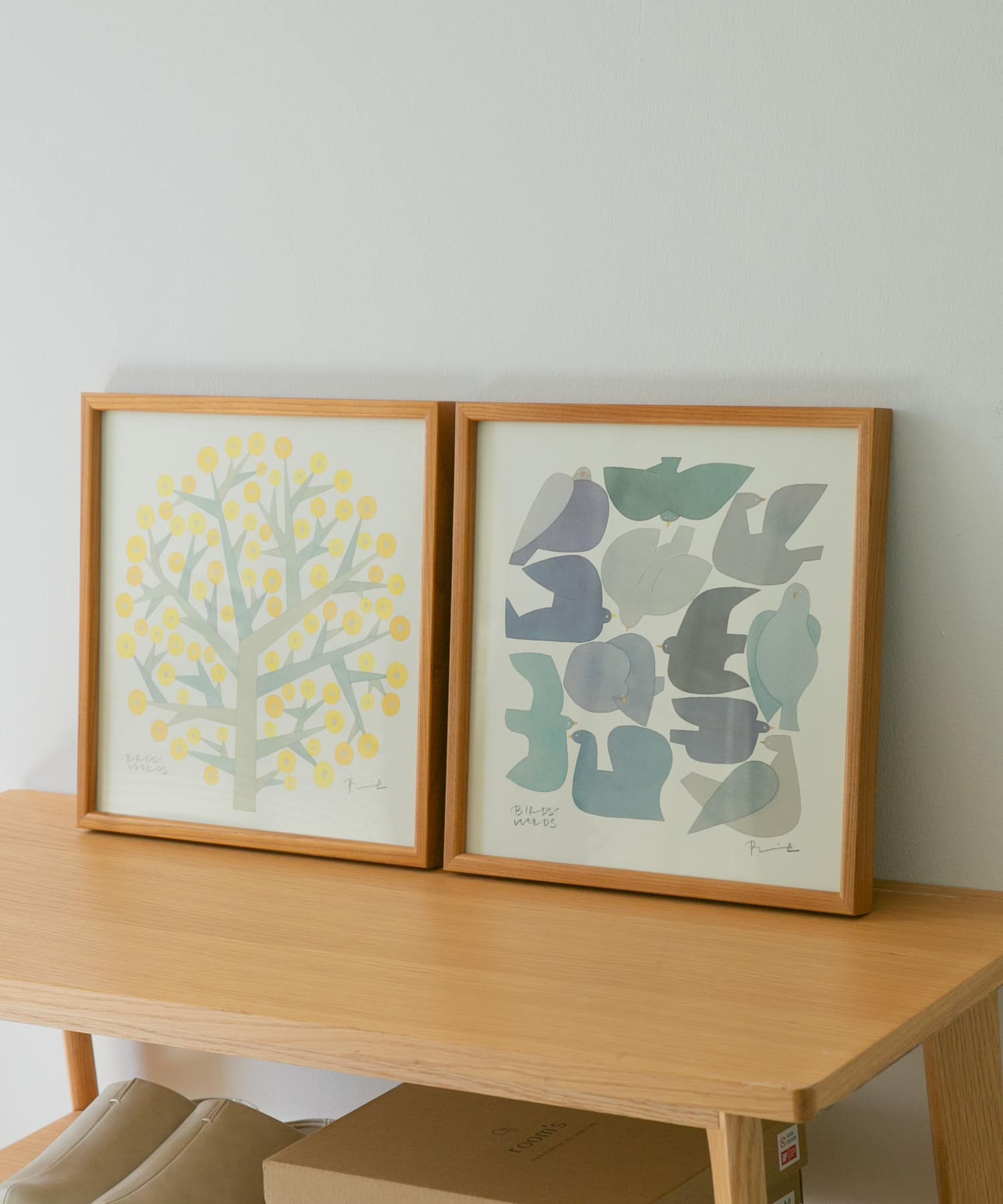 BIRDS’WORDS　ポスター 30cm 額装タイプ(木製) TREEOFHOPE -