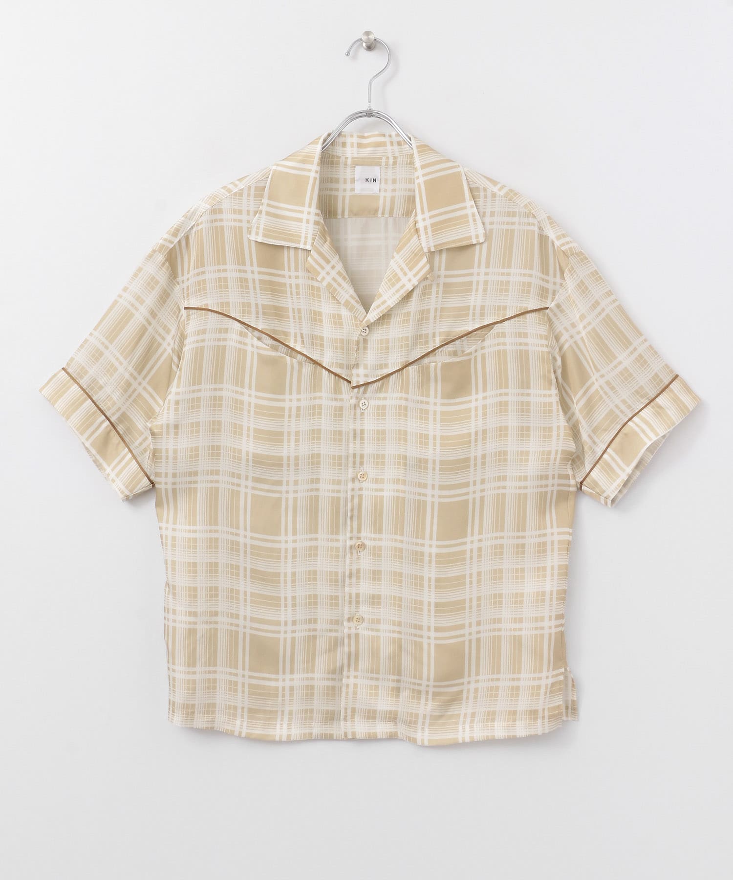 KIN　Open Collar Blouse