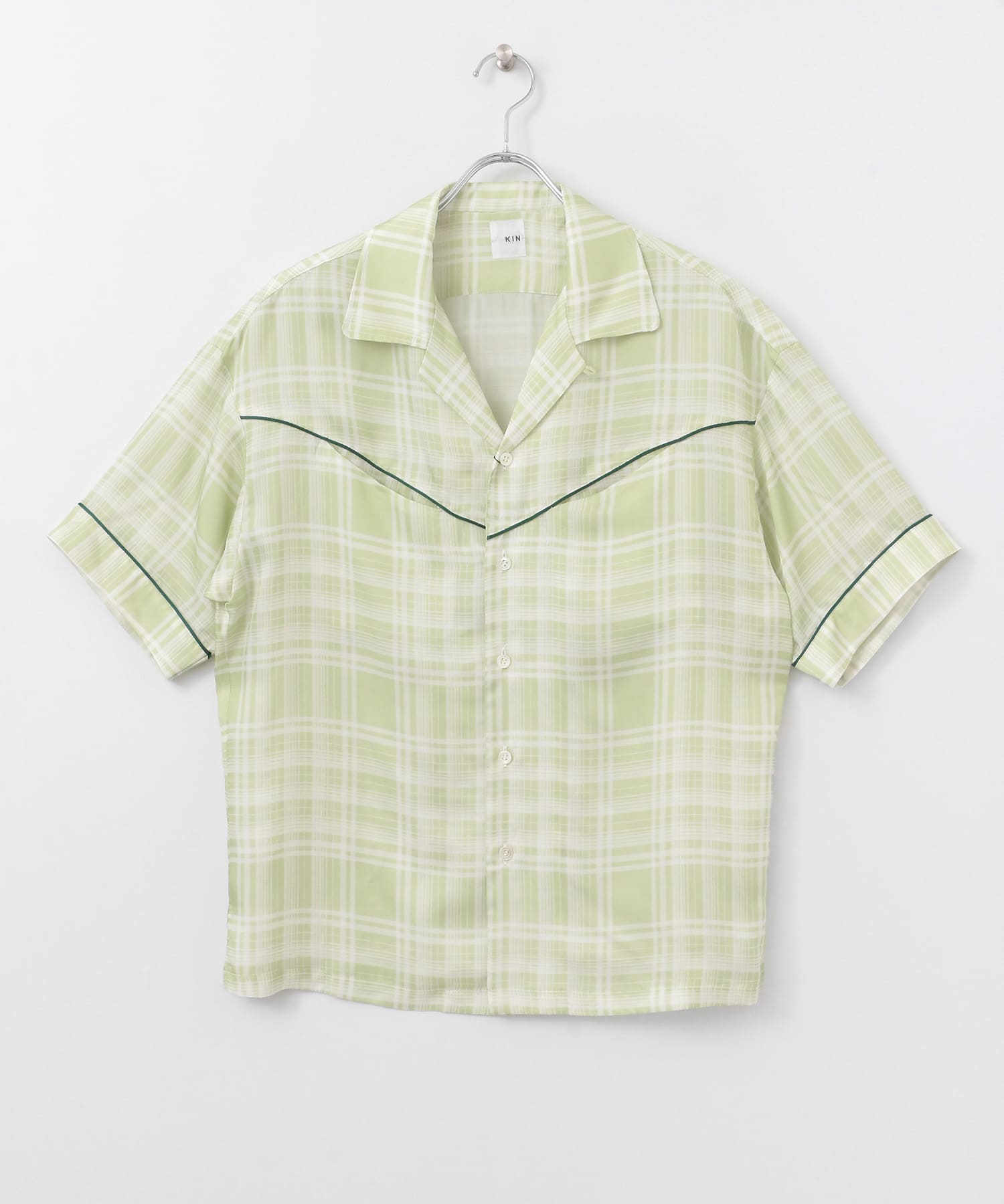 KIN　Open Collar Blouse