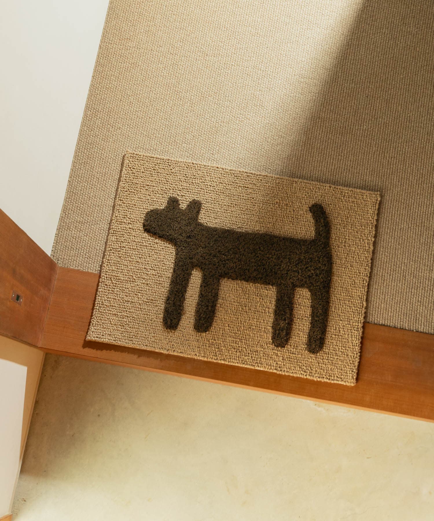 F/style　HOUSE DOGGY MAT Mix brown S