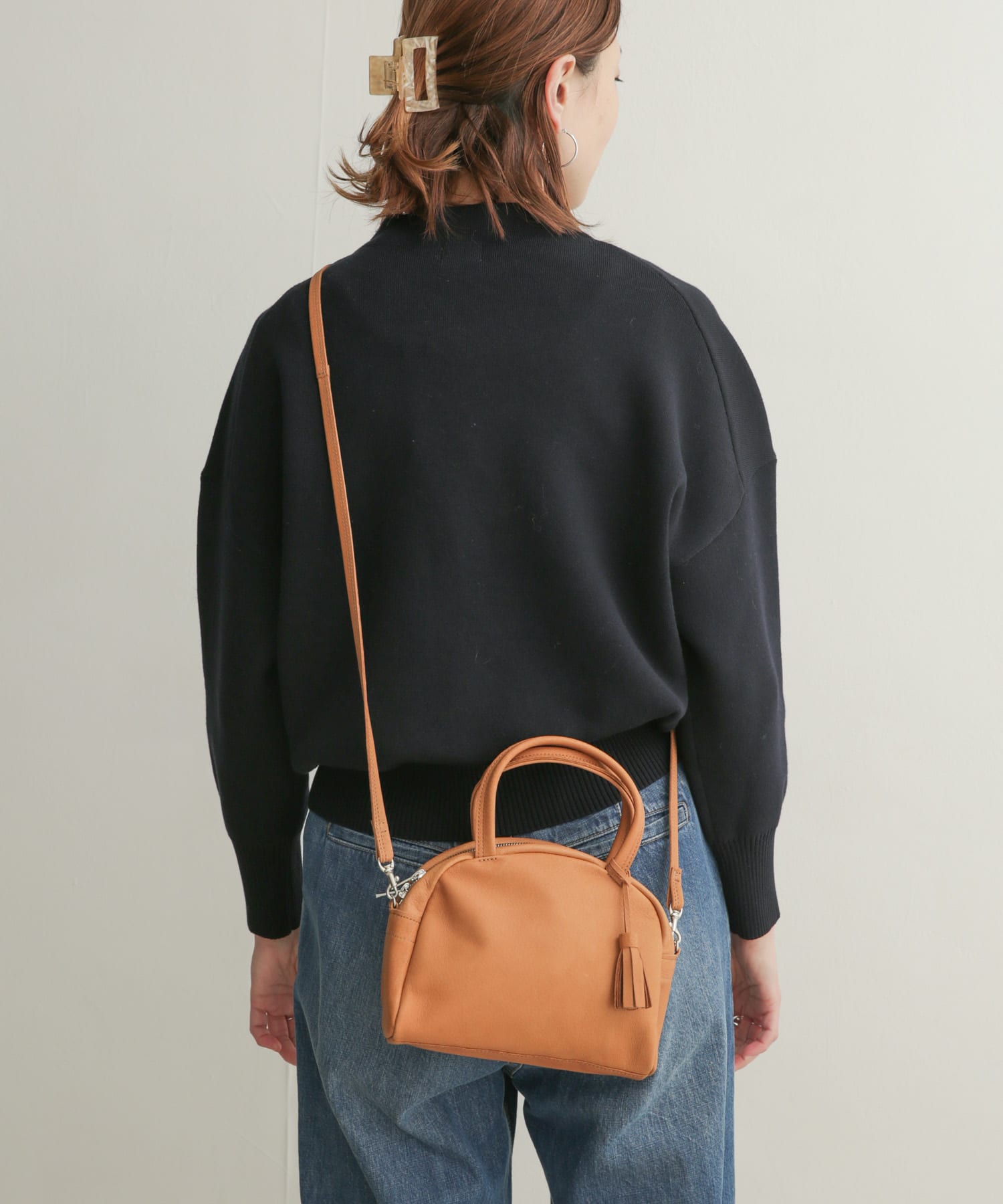『別注』REN×DOORS　2wayミニボストン camel one