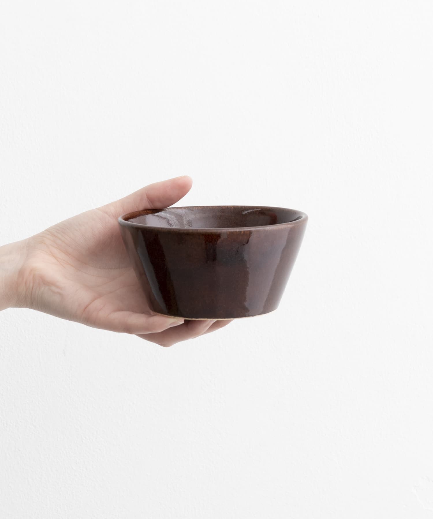 郡司製陶所　郡司 4寸鉢 濃飴 4寸