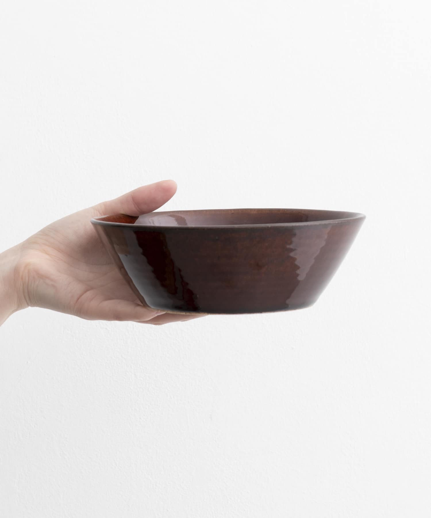 郡司製陶所　郡司 6寸鉢 濃飴 6寸