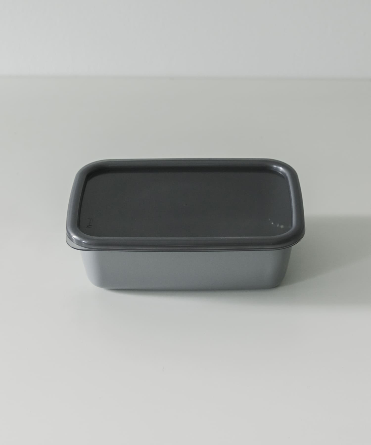 『WEB限定』野田琺瑯　+グレー レクタングル深型M グレー M