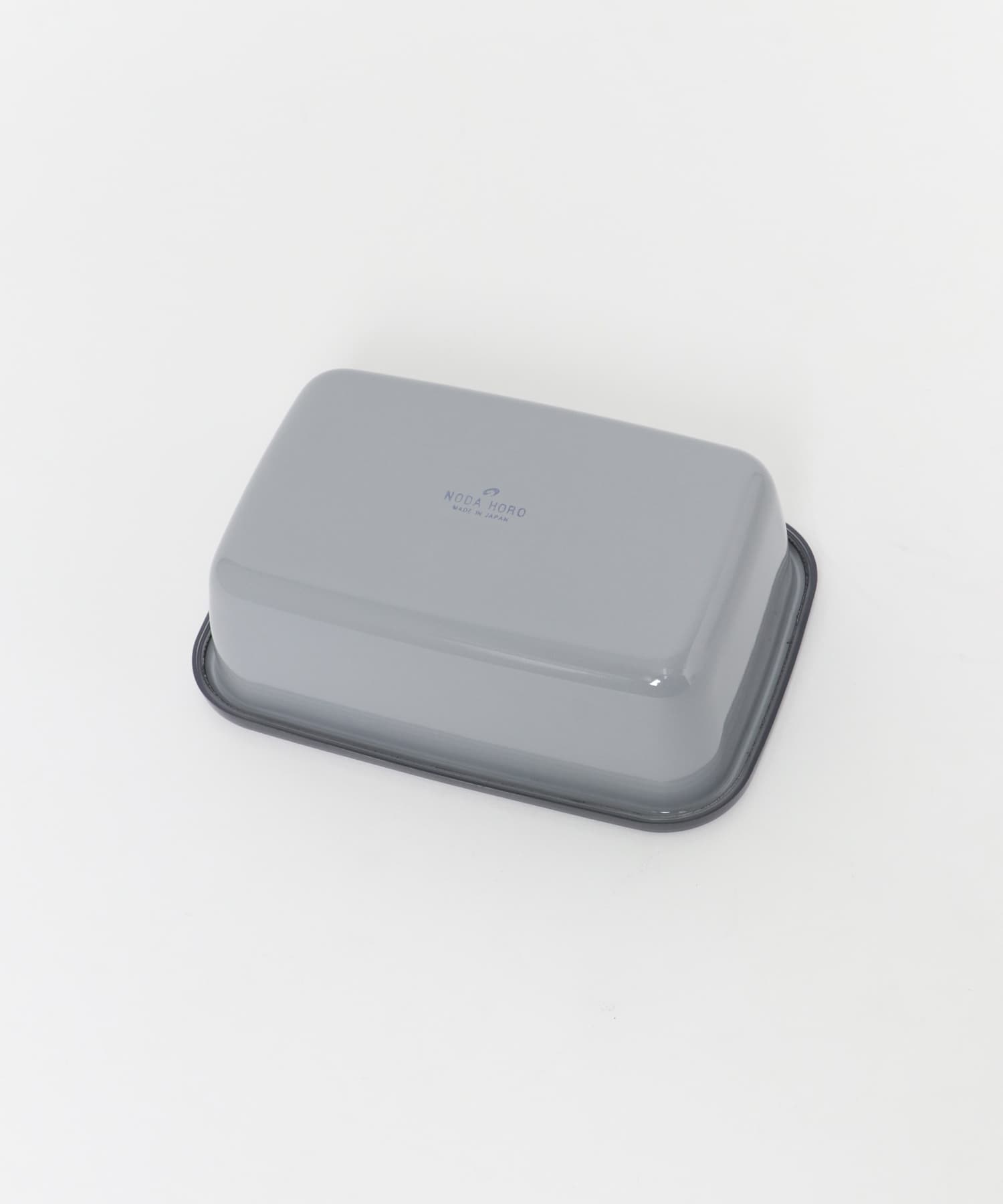 『WEB限定』野田琺瑯　+グレー レクタングル深型M グレー M