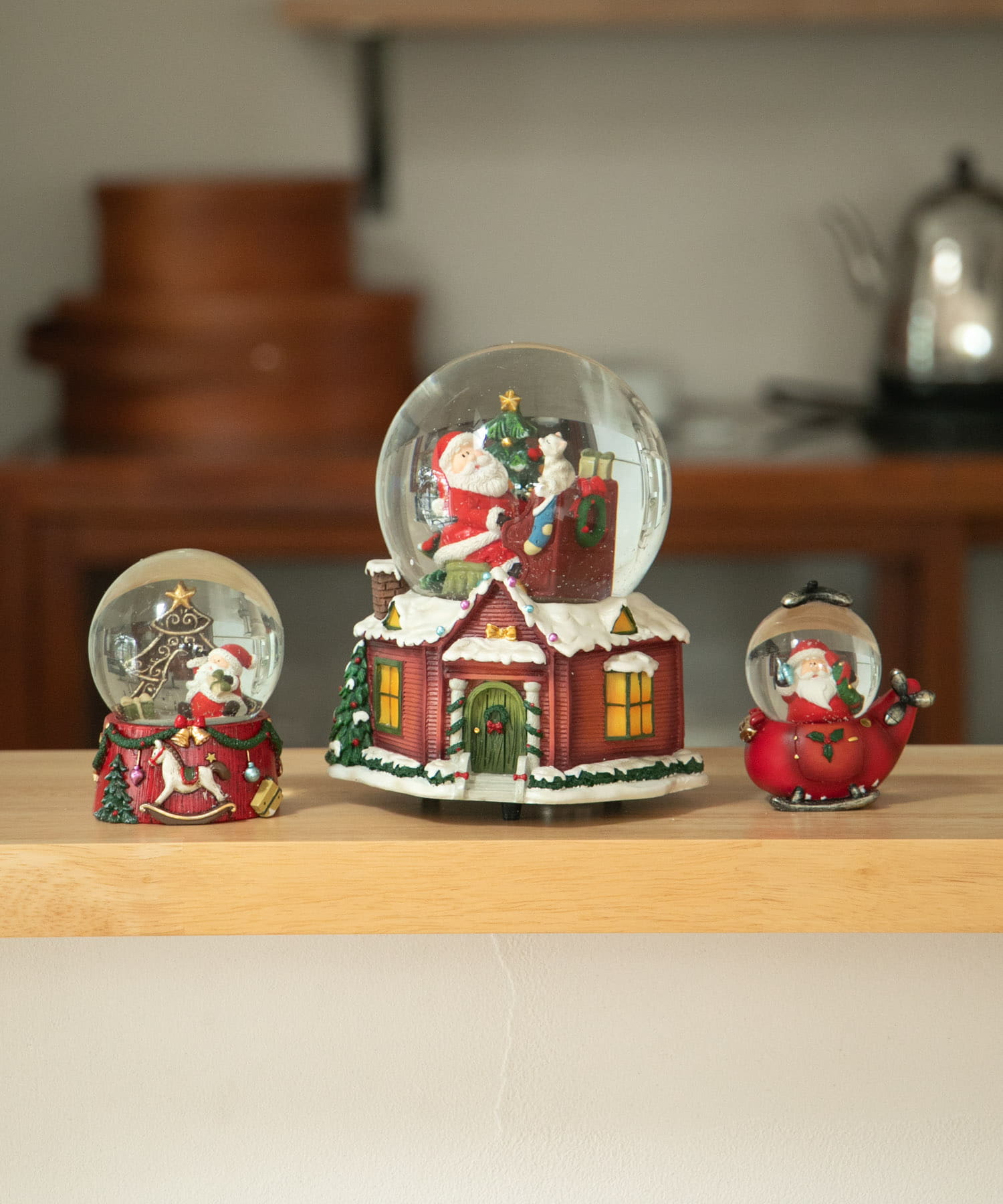 『WEB/一部店舗限定』Mark's　スノードーム M (サンタ・ツリー) サンタ・ツリー M