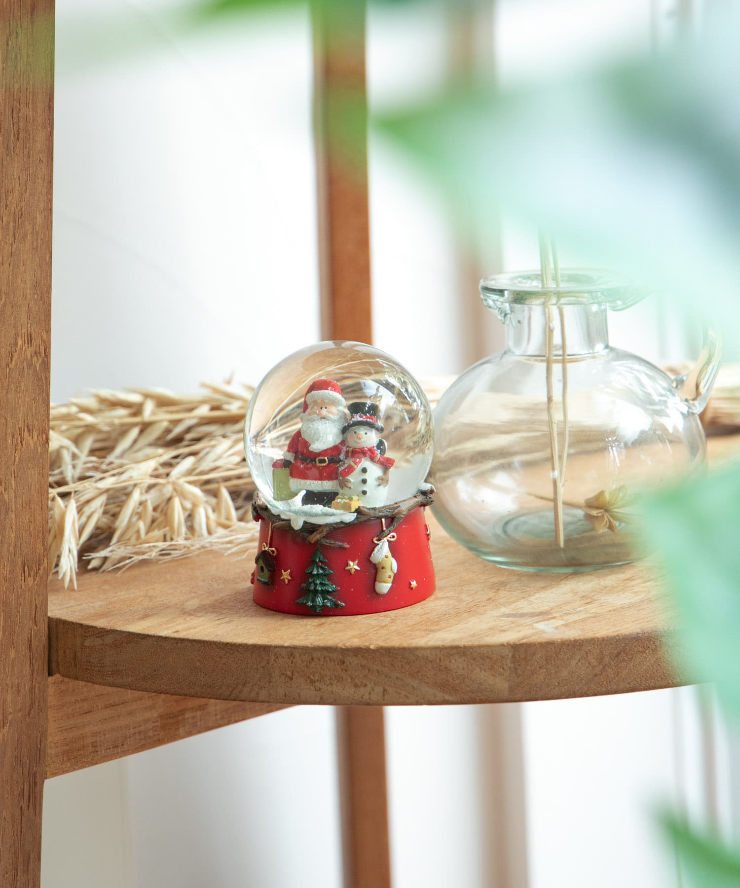 『WEB/一部店舗限定』Mark's　スノードーム M (サンタ・スノーマン) サンタ・スノーマン M